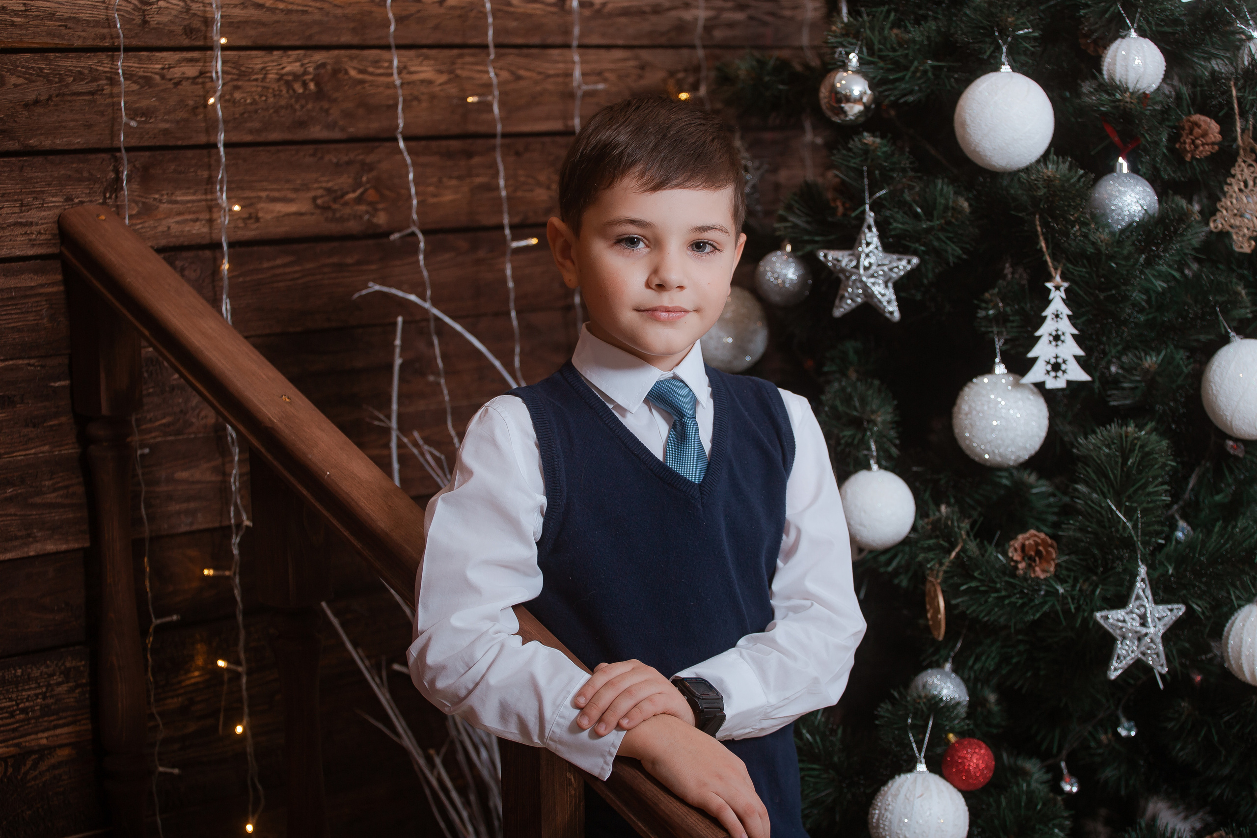 Новогодняя съемка в студии. Студия выпускных альбомов Остров