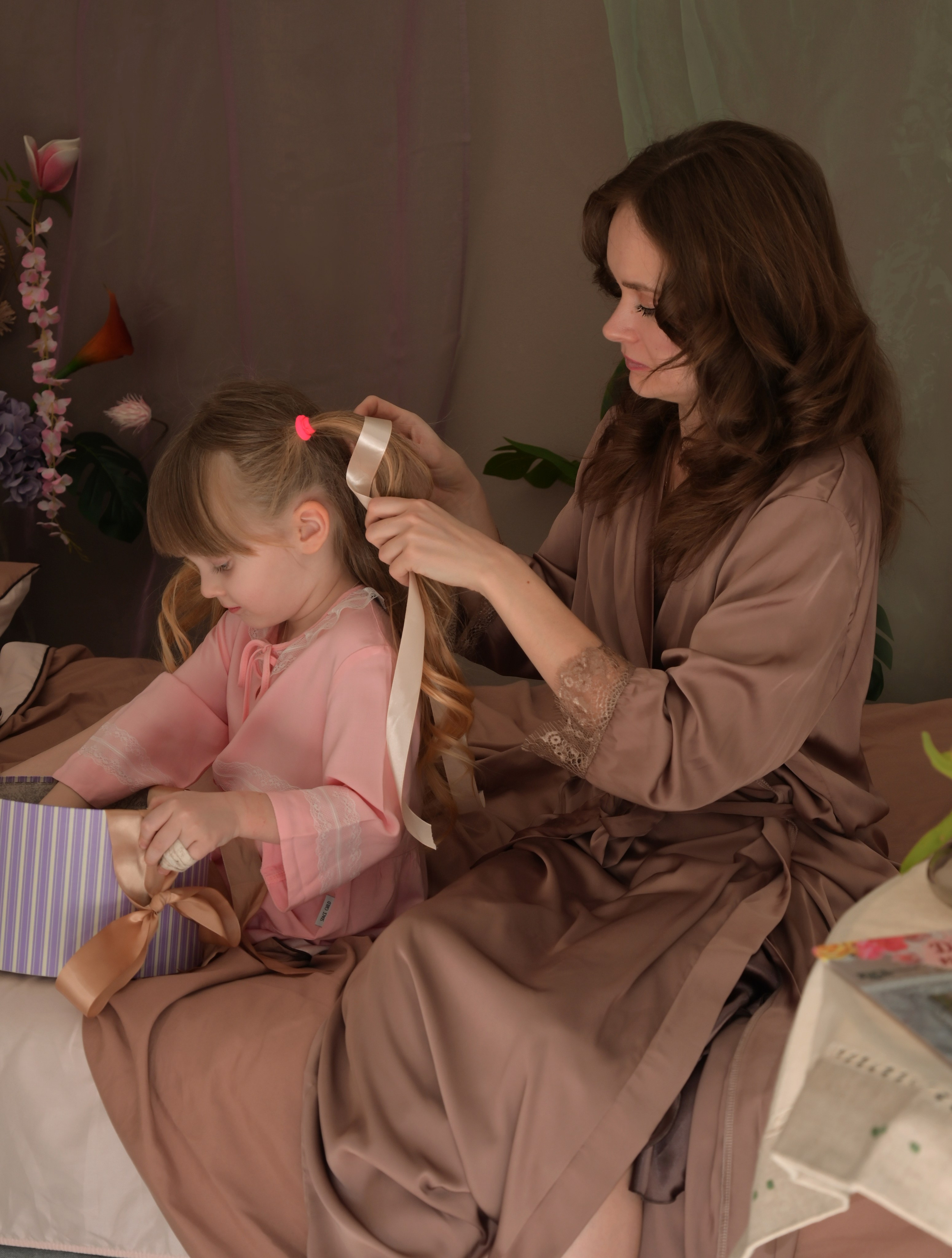 фотосессия мама и дочь