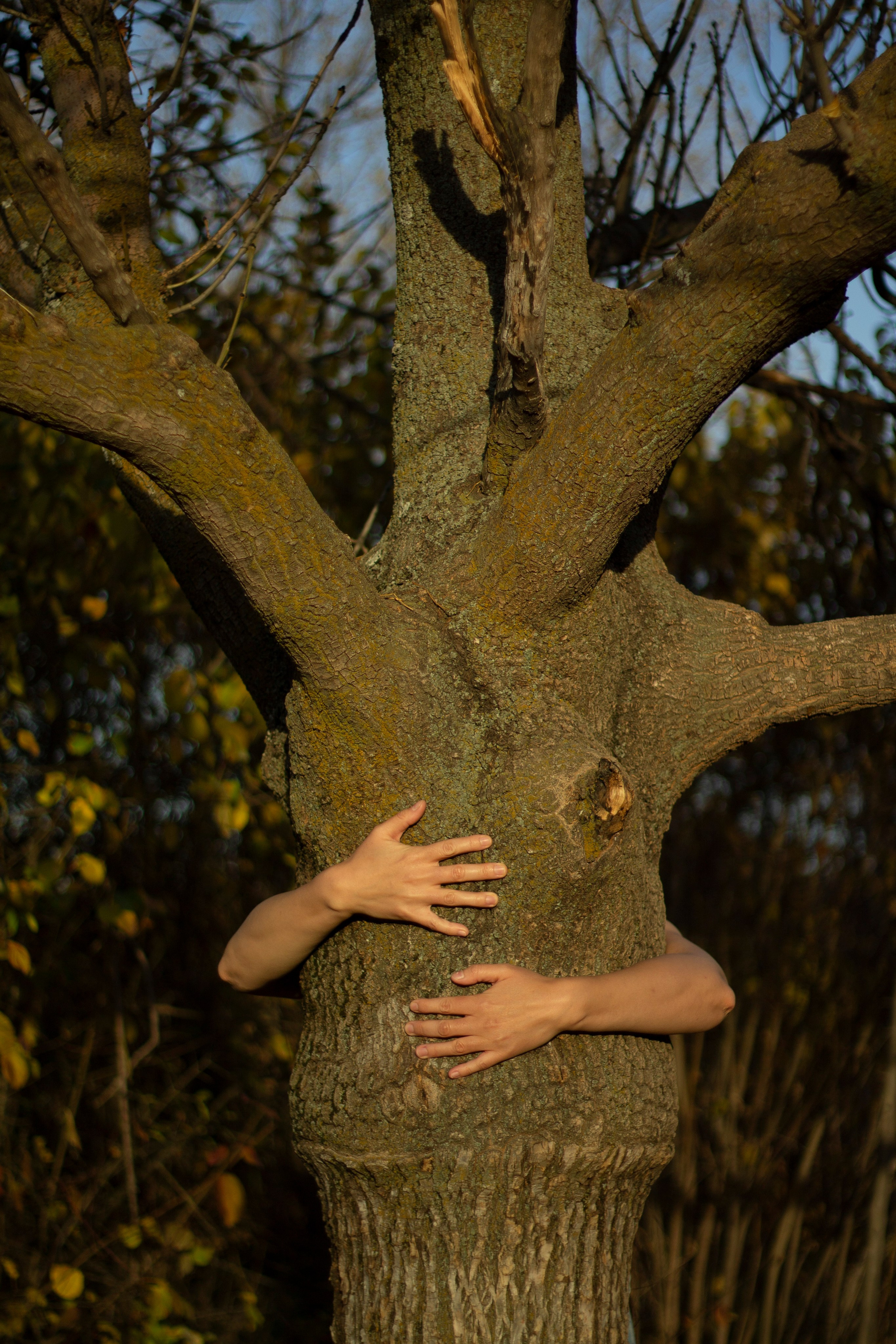 Юля в парке