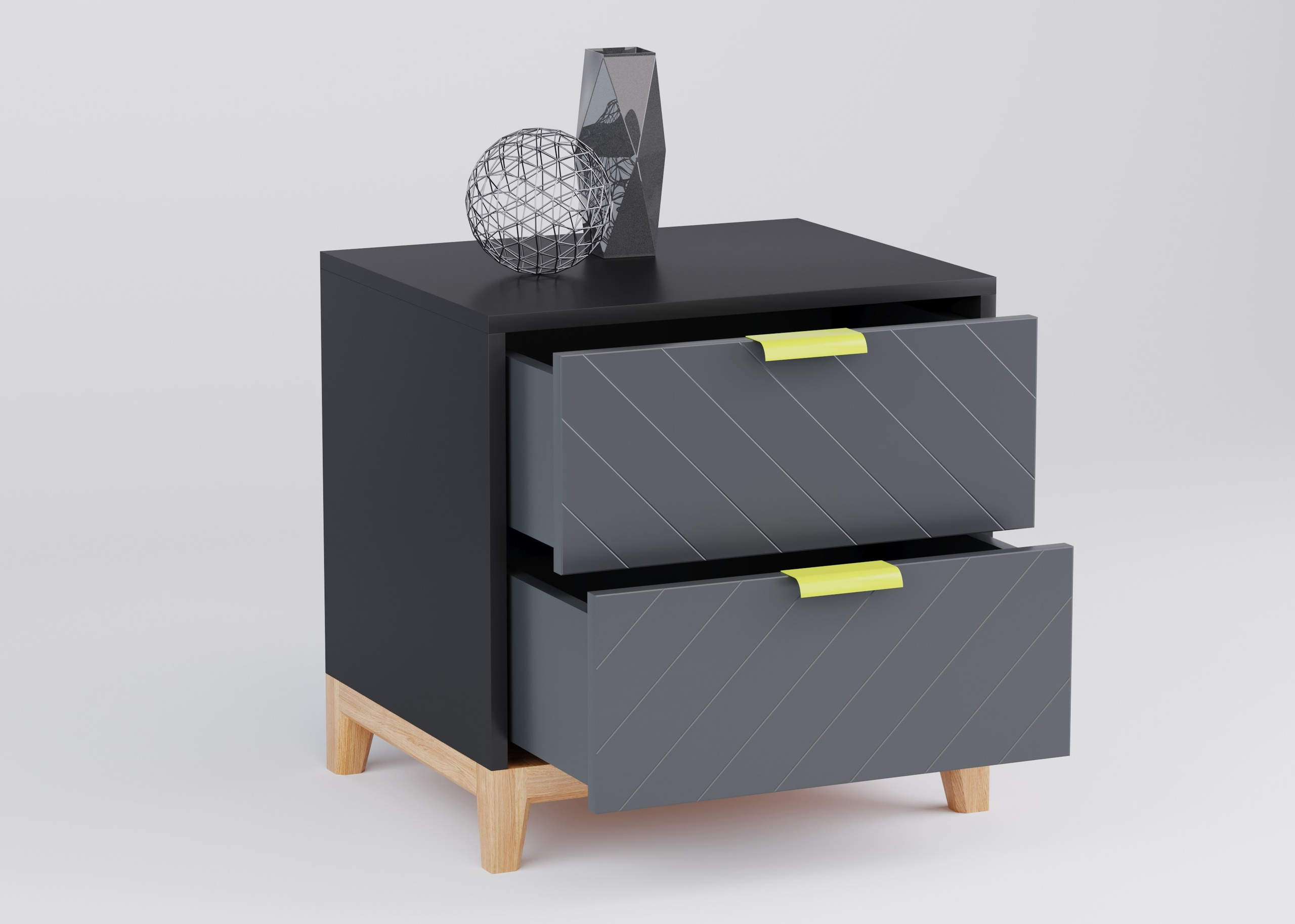 Тумба прикроватная. Студия дизайна интерьера RISE DESIGN STUDIO