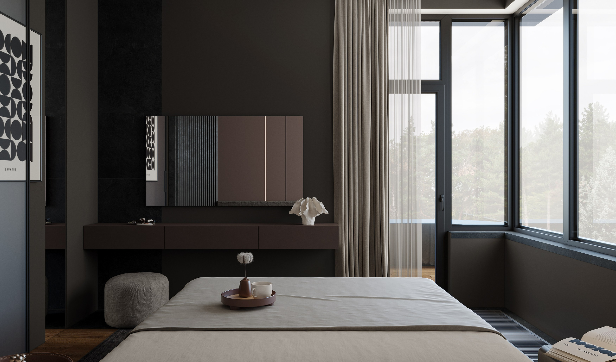 Квартира для L+D Archatelier. 3D визуализация интерьера и архитектурной среды