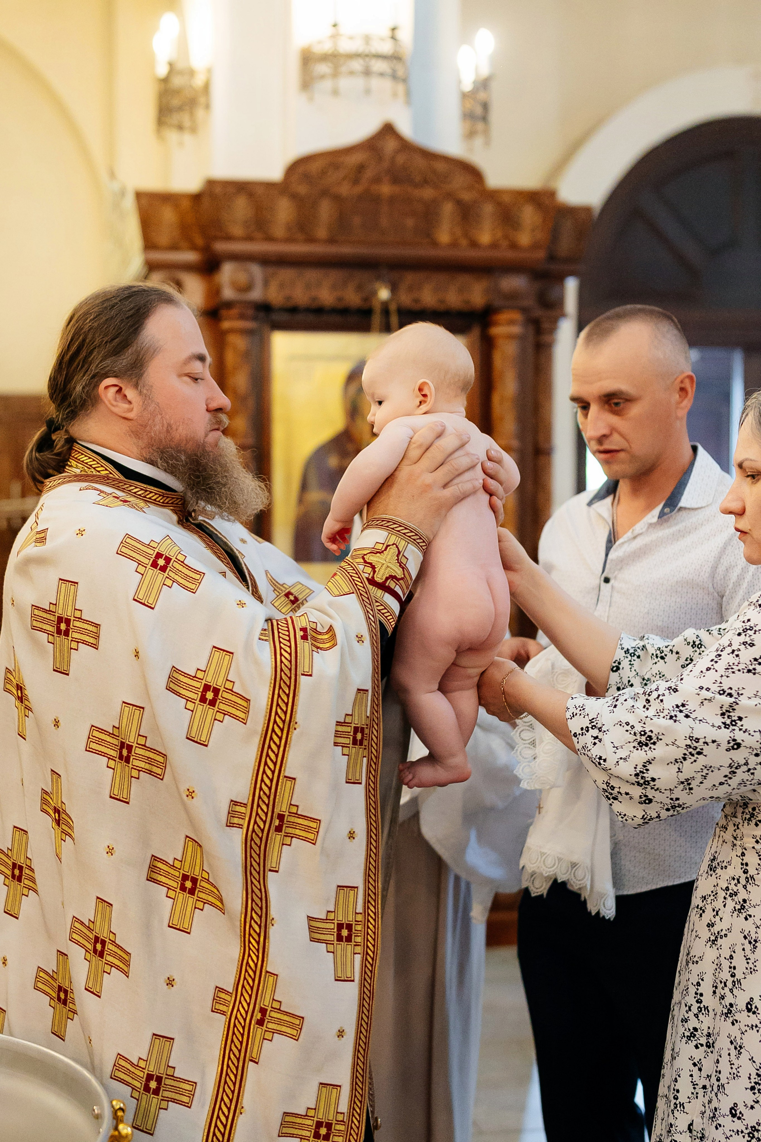 Крещение Анастасии. Семейный и детский фотограф в Москве Александра Мак