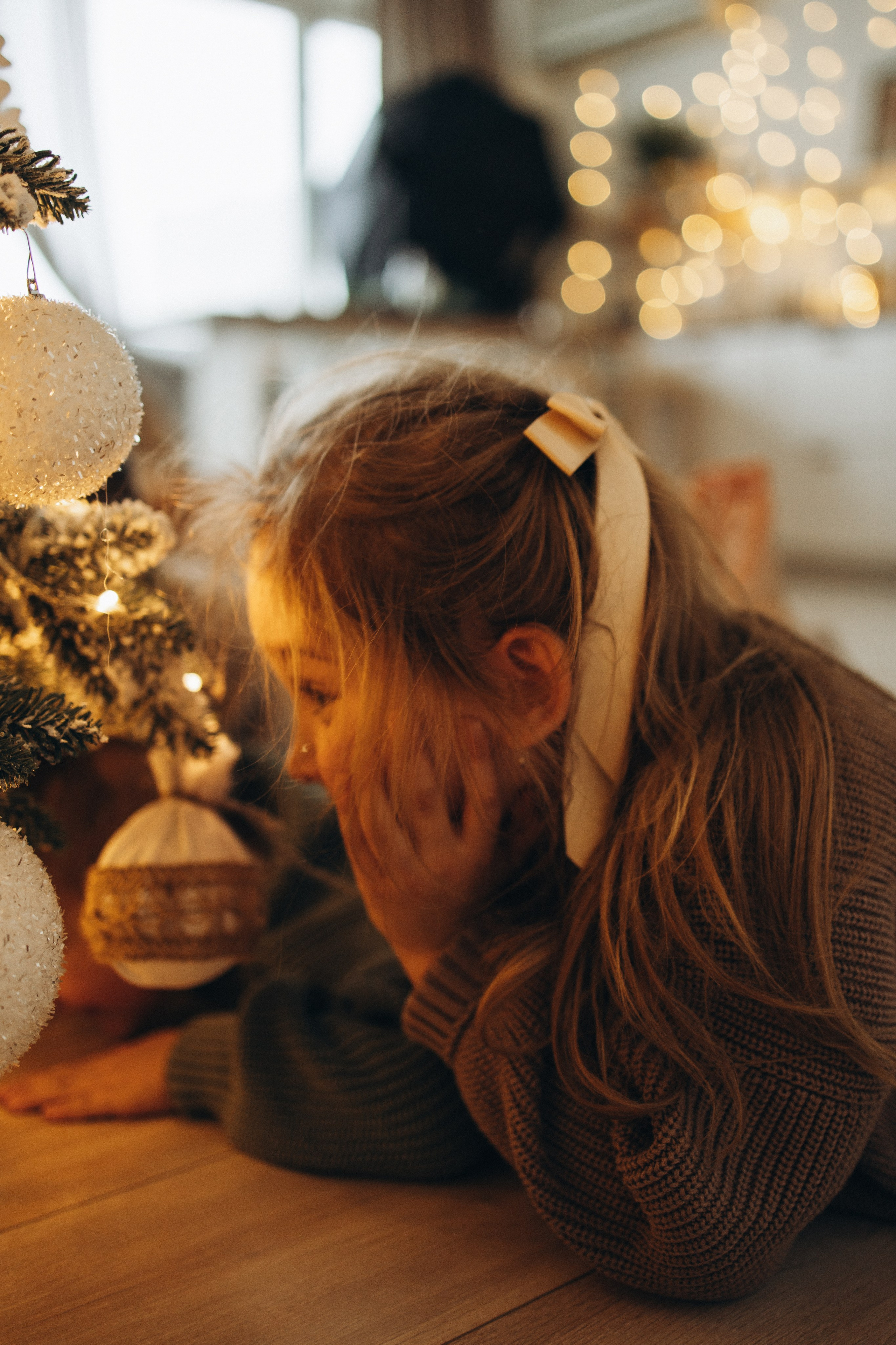 Новогодняя съёмка Милы и её семьи. Семейный и детский фотограф в Москве Маргарита Сереброва