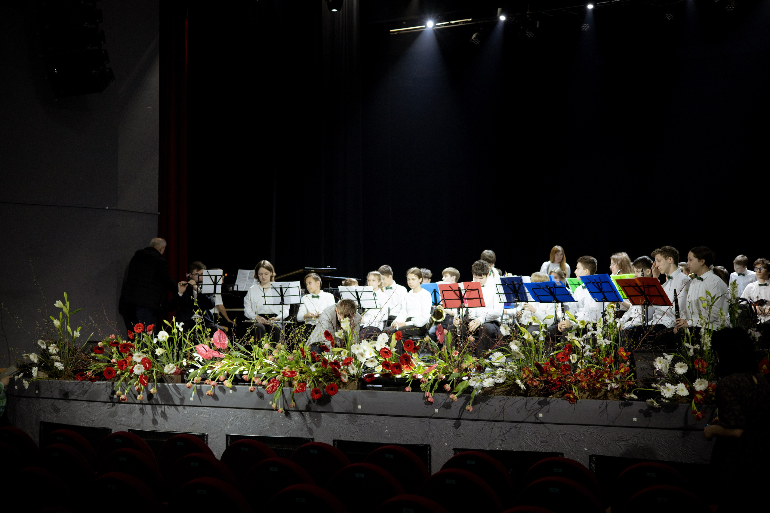 Оформление Отчетного концерта Музыкальной школы Глазунова. Оформление свадеб, декор свадеб Вера Маркова, Москва