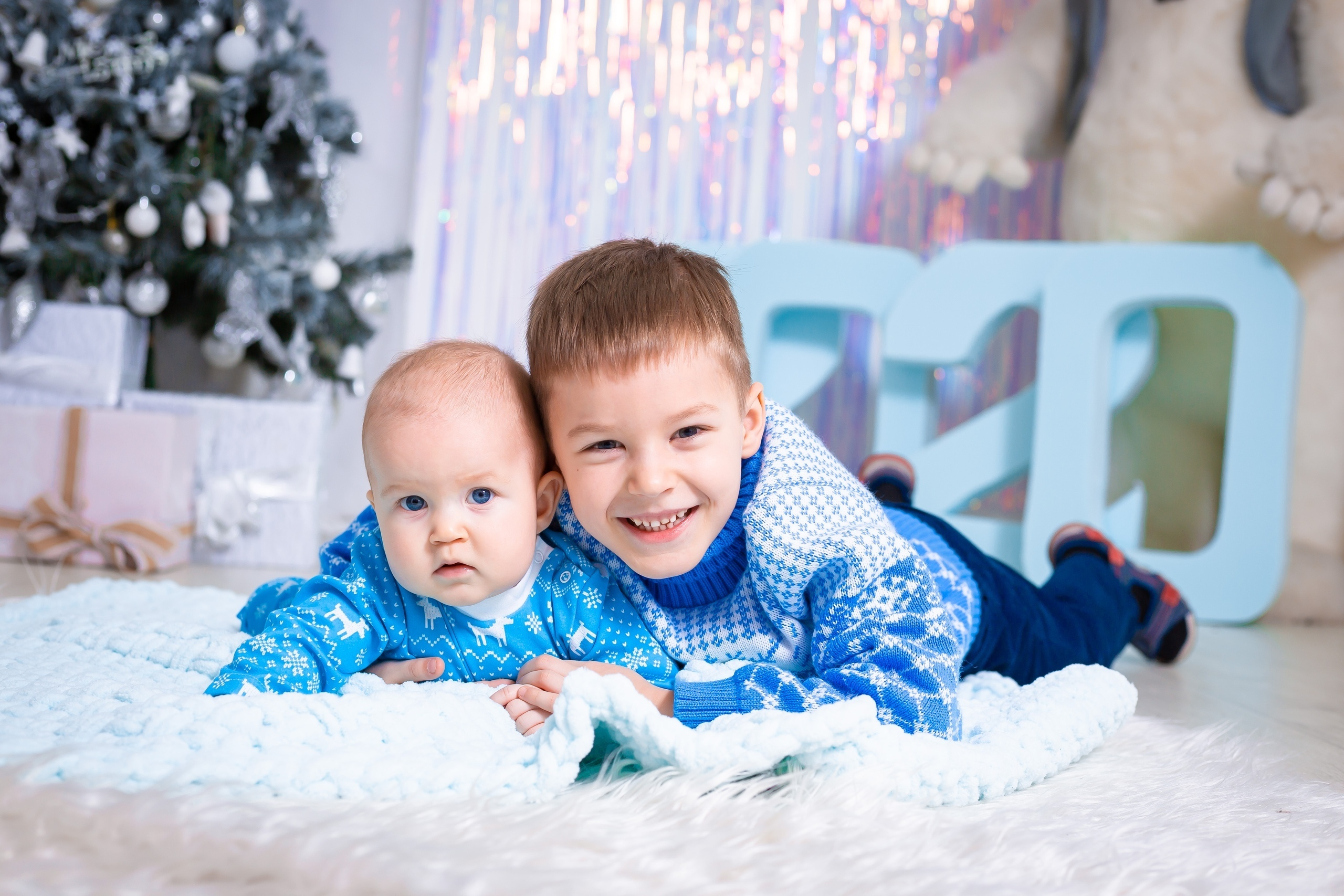 новогодняя семейная новогодняя фотосессия в верхней пышме