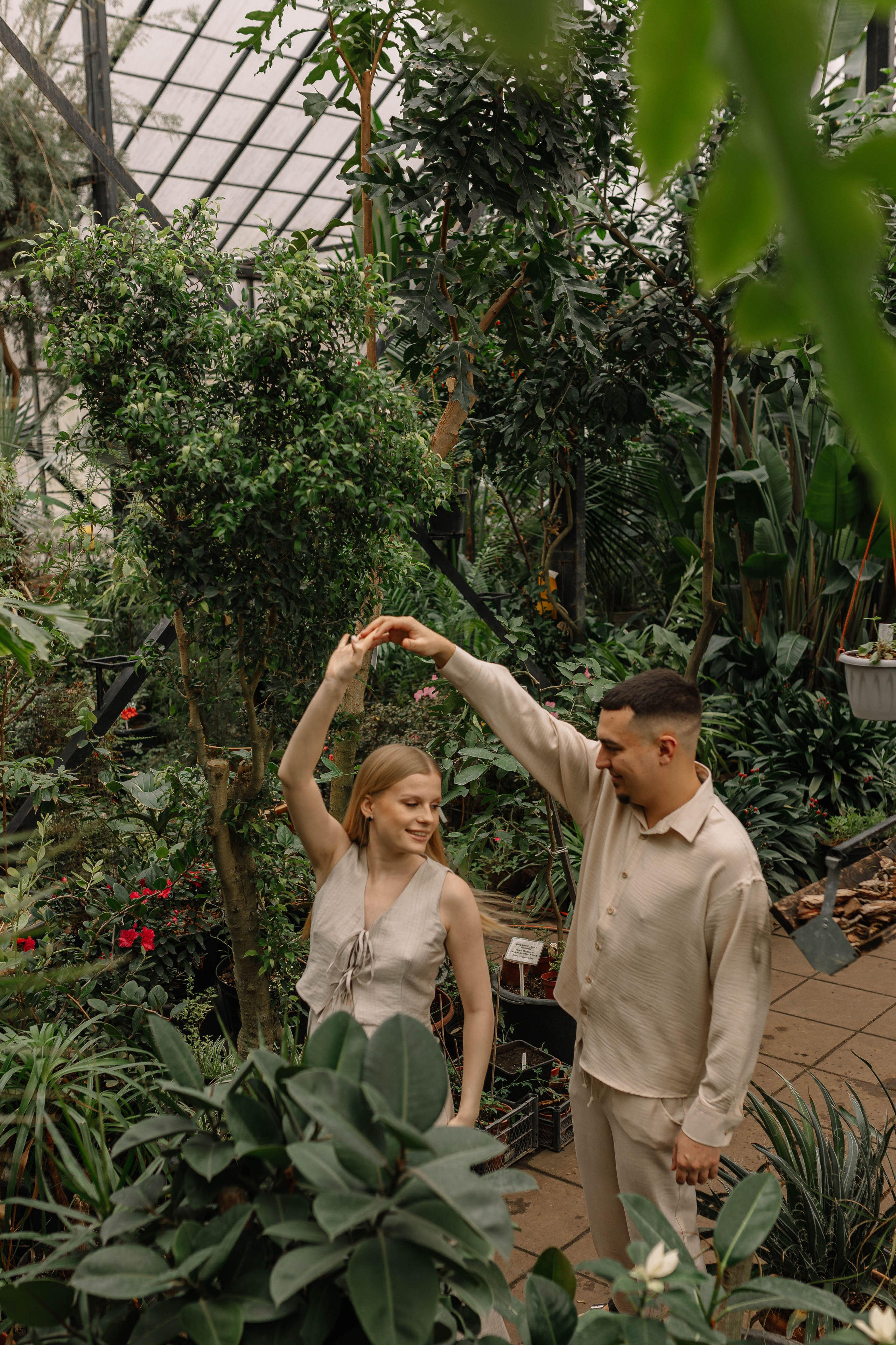 В оранжерее. Фотограф Александра Кузнецова