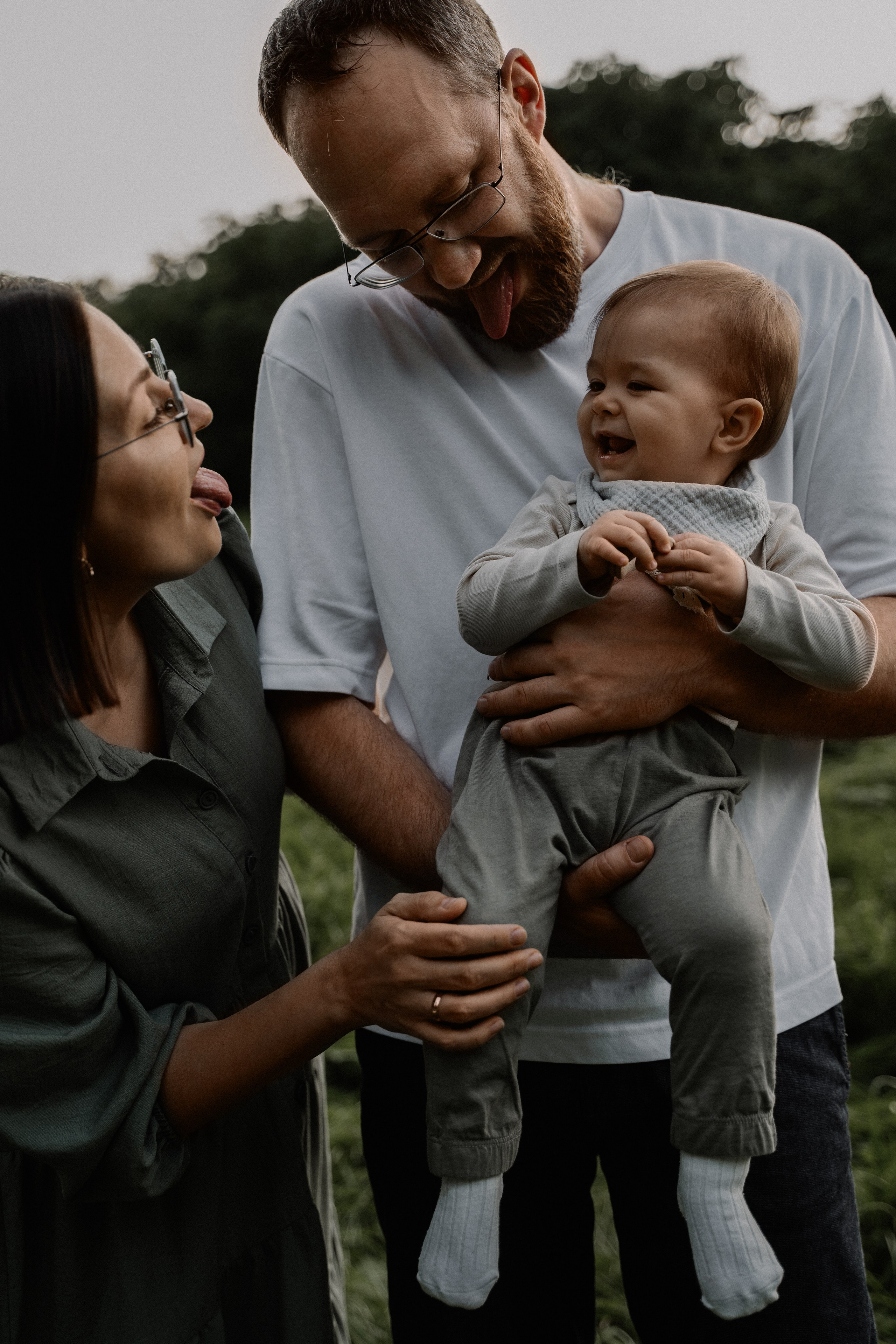 Втроем. Семейный фотограф в Москве Надя Бугаева
