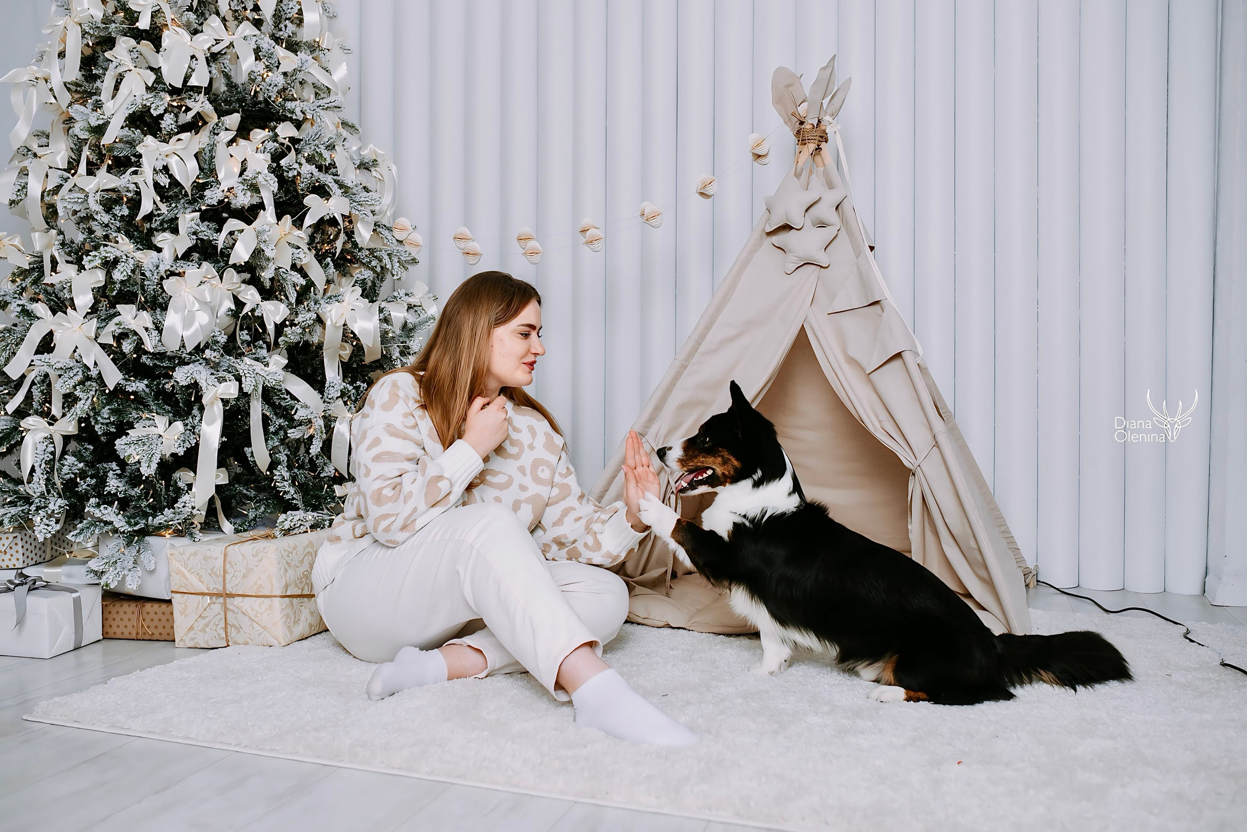 Семейная фотосессия на Новый Год. Фотограф Диана Оленина Красноярск / Братск