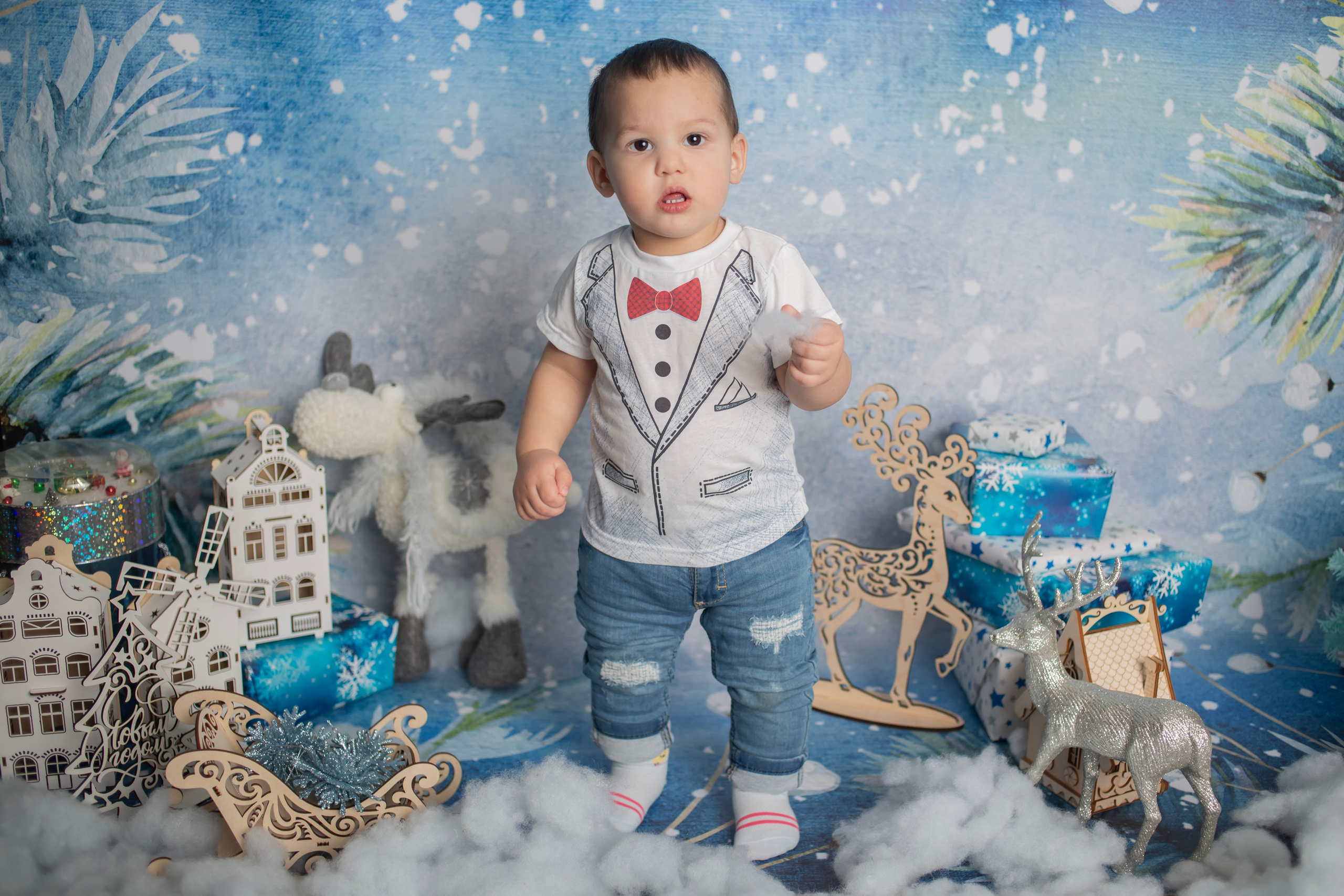 Фотозона в Мкр Красногорский — голубая. Семейный и детский фотограф в Москве и МО — Александра