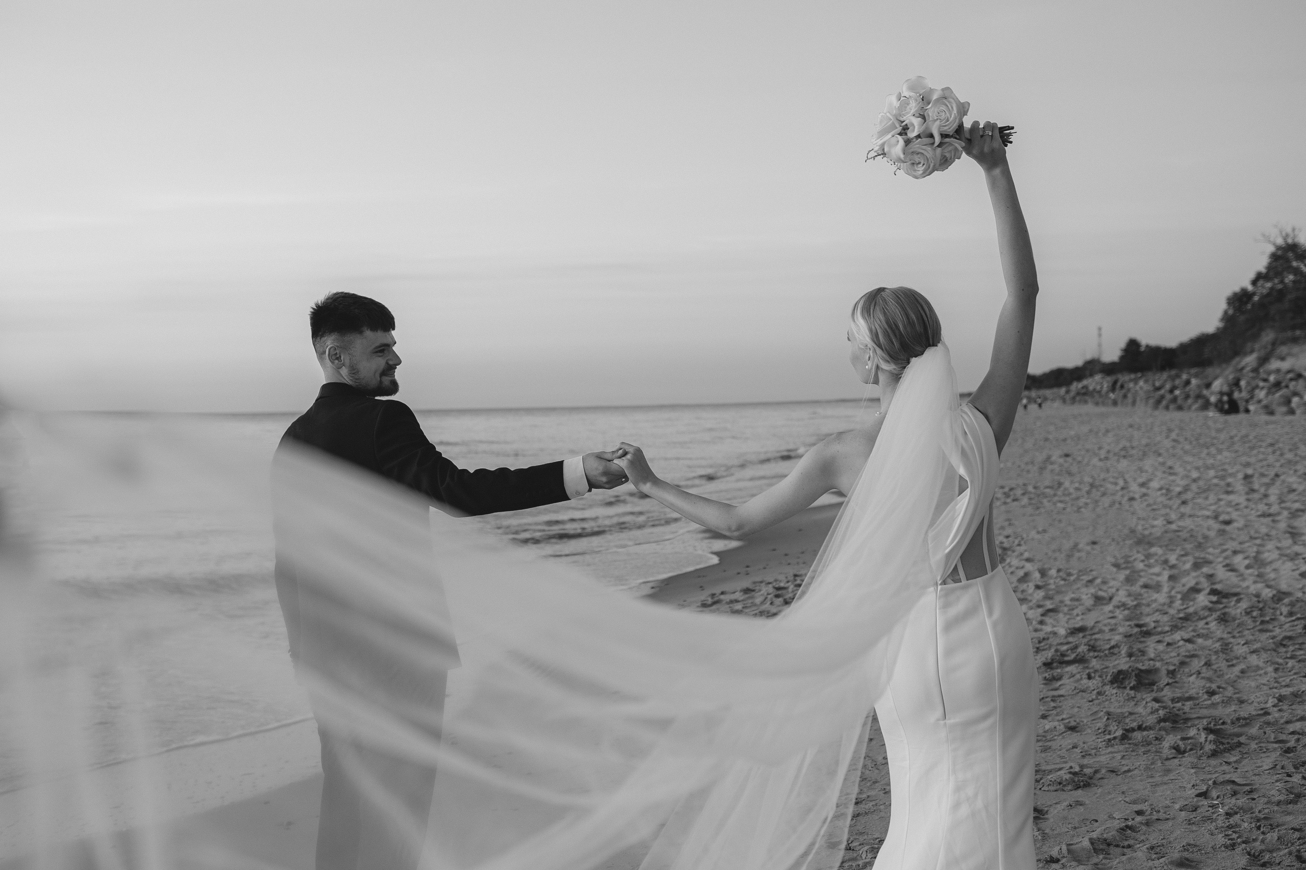 Александра и Влад. На закате. Фотограф в Калининграде Решетникова Алина