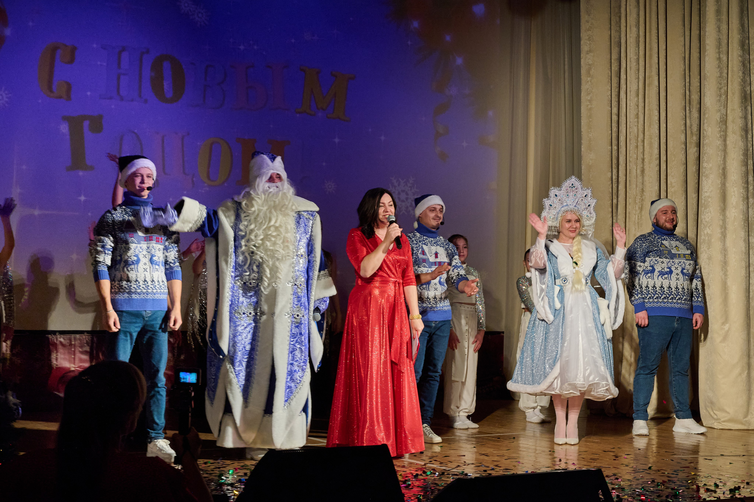 Новогодний концерт. Жизнь курорта Кабардинка в фотографиях