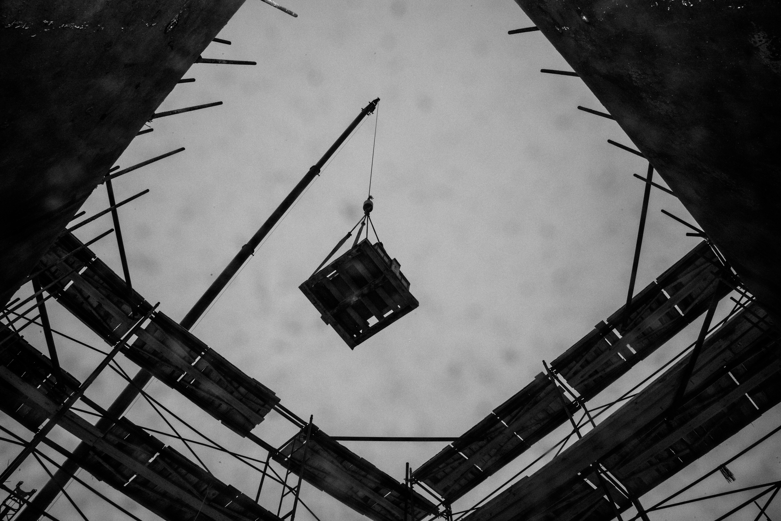 Строительство Ступы в Яхроме. Фотография, как она есть