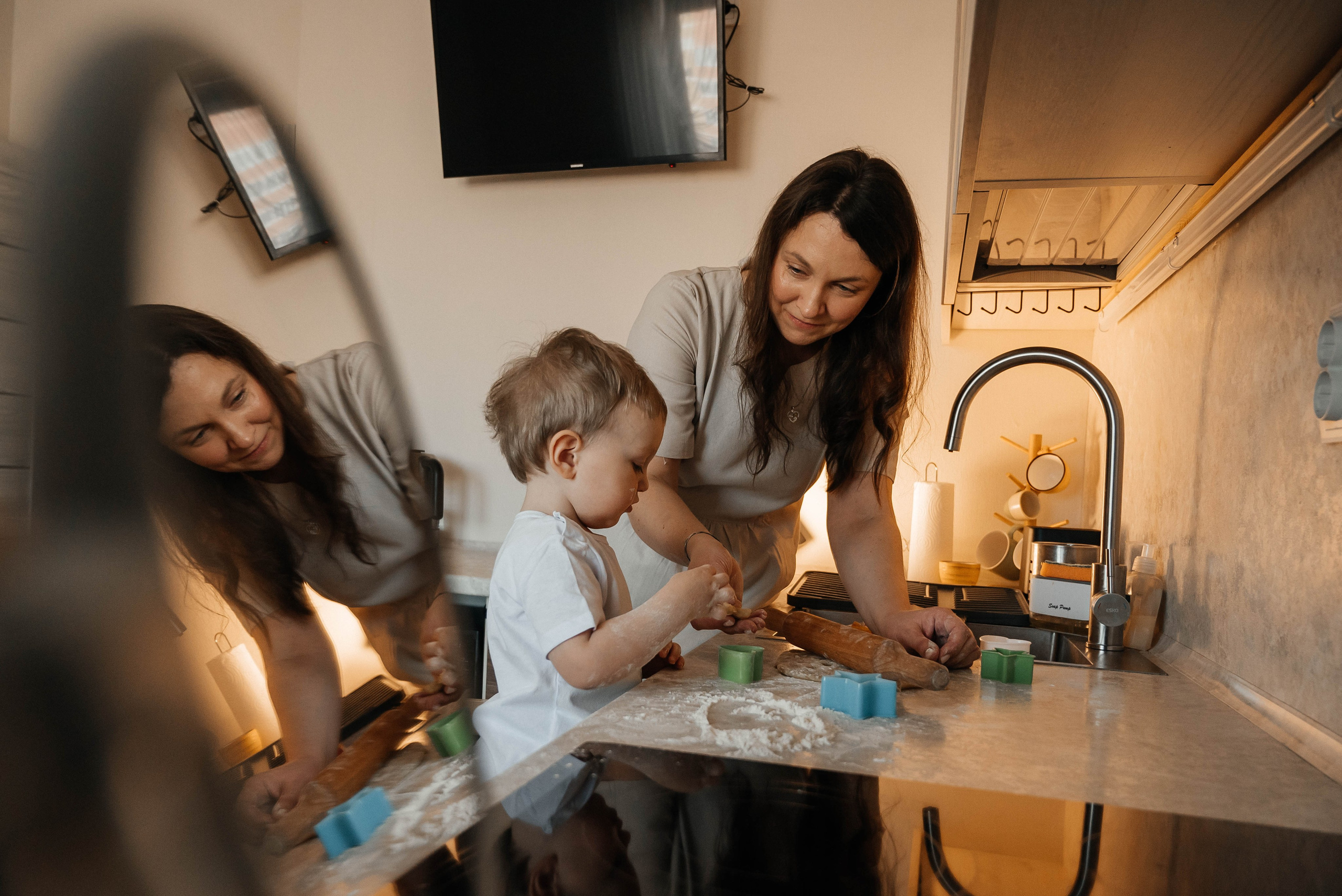 Домашняя съёмка для Марии и сынишки Миши. Свадебный и семейный фотограф г. Ярославль Савинская Анастасия