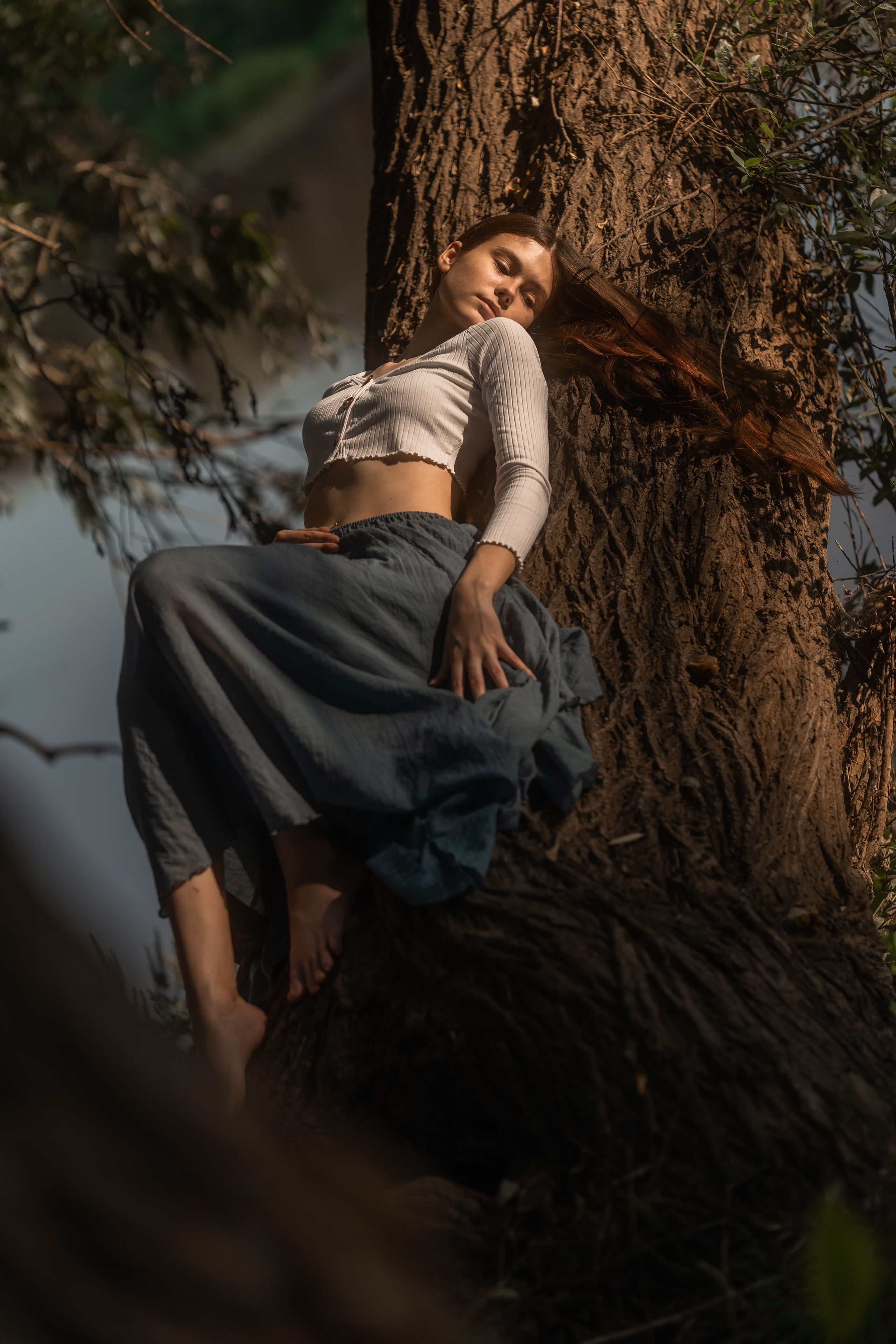 Женский портрет на природе