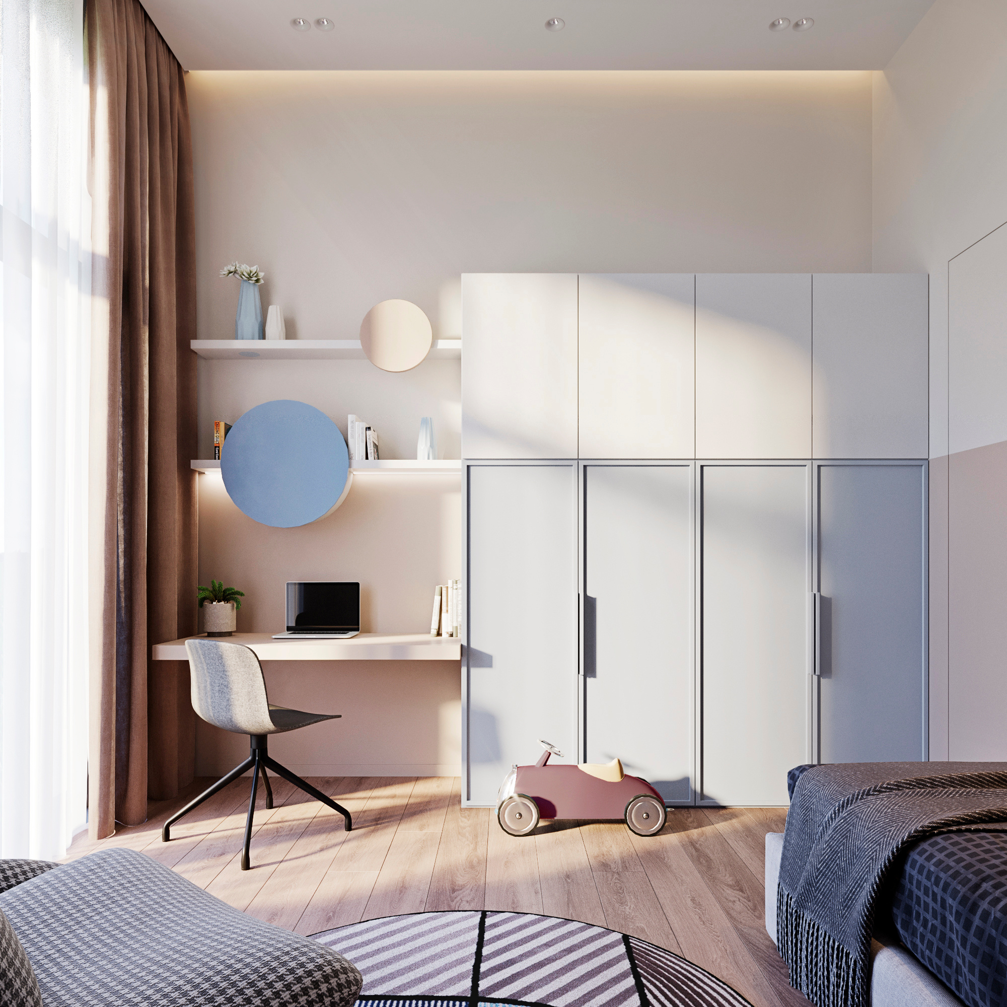 стильная детская, комната для мальчика, цвет в детской, стильный дизайн детской комнаты, современный дизайн детской, комната для подростка, дизайн детской, дизайн детской комнаты, дизайн детской комнаты для мальчика, дизайн детской комнаты для подростка, дизайн детской для школьника