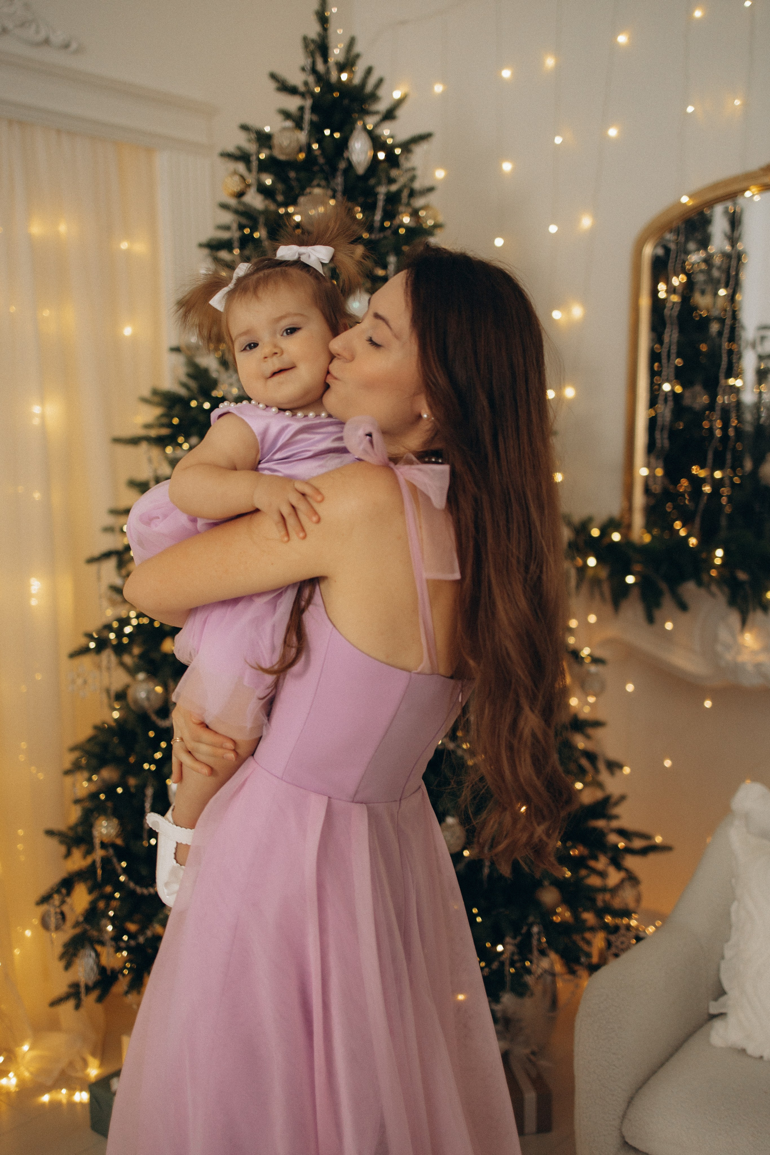 Новый год маленькой Анечки. Семейный фотограф в Москве Анастасия Шалда