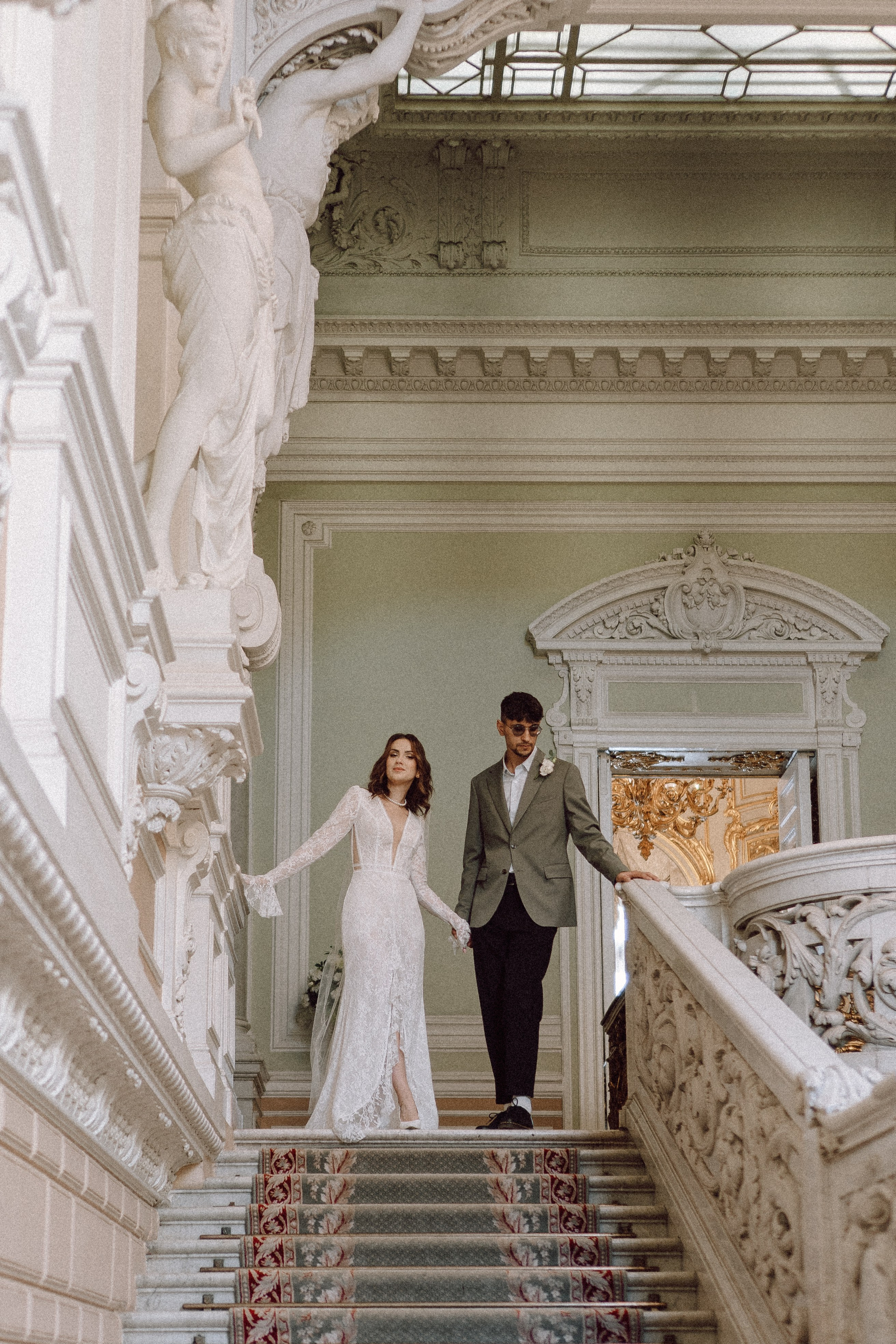 СВАДЕБНАЯ СЬЕМКА В ПЕРВОМ ДВОРЦЕ БРАКОСОЧЕТАНИЯ. Профессиональный фотограф, Санкт-Петербург — Виктория Богомолова