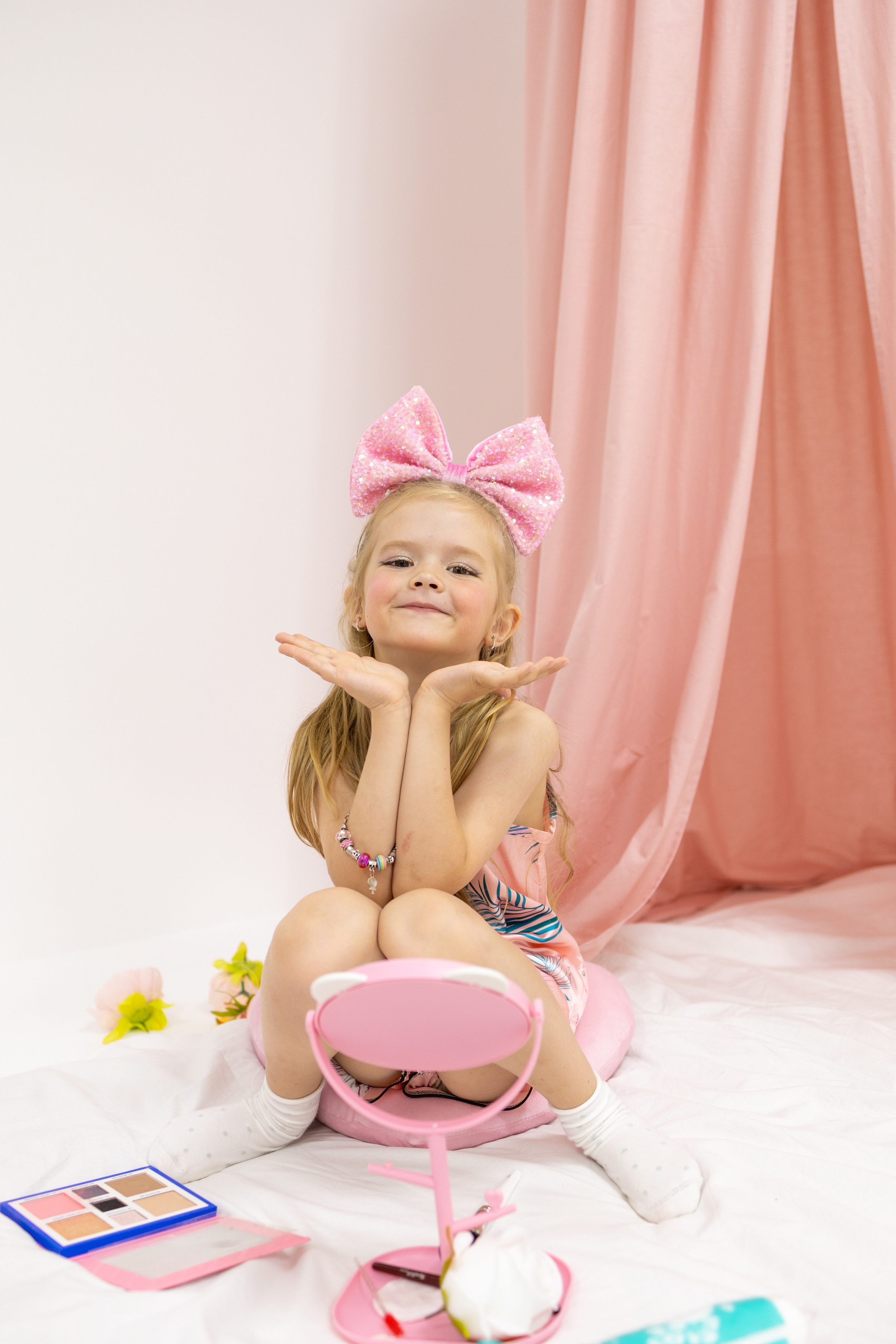 Ксюшенька, 6 лет, с визажистом. Фотограф новорожденных в Нижнем Новгороде Надежда Кадылкина