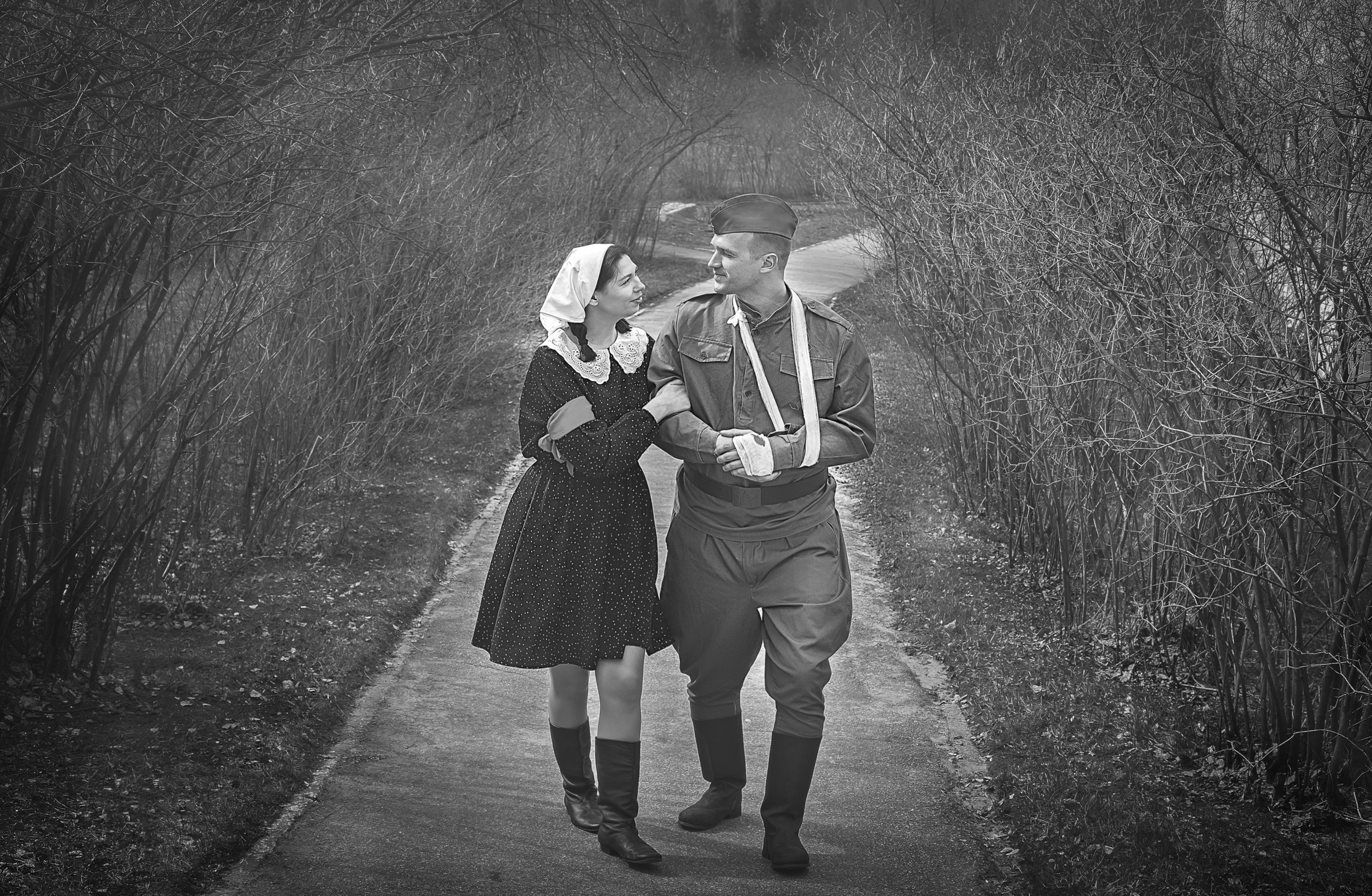 Фотопроект 9 мая! Был снят на территории Санатория Д. Дача, где в годы войны был госпиталь. Воссоздали картину тех лет. Свадебный и семейный фотограф в Кыштыме Челябинске Марина Шигапова