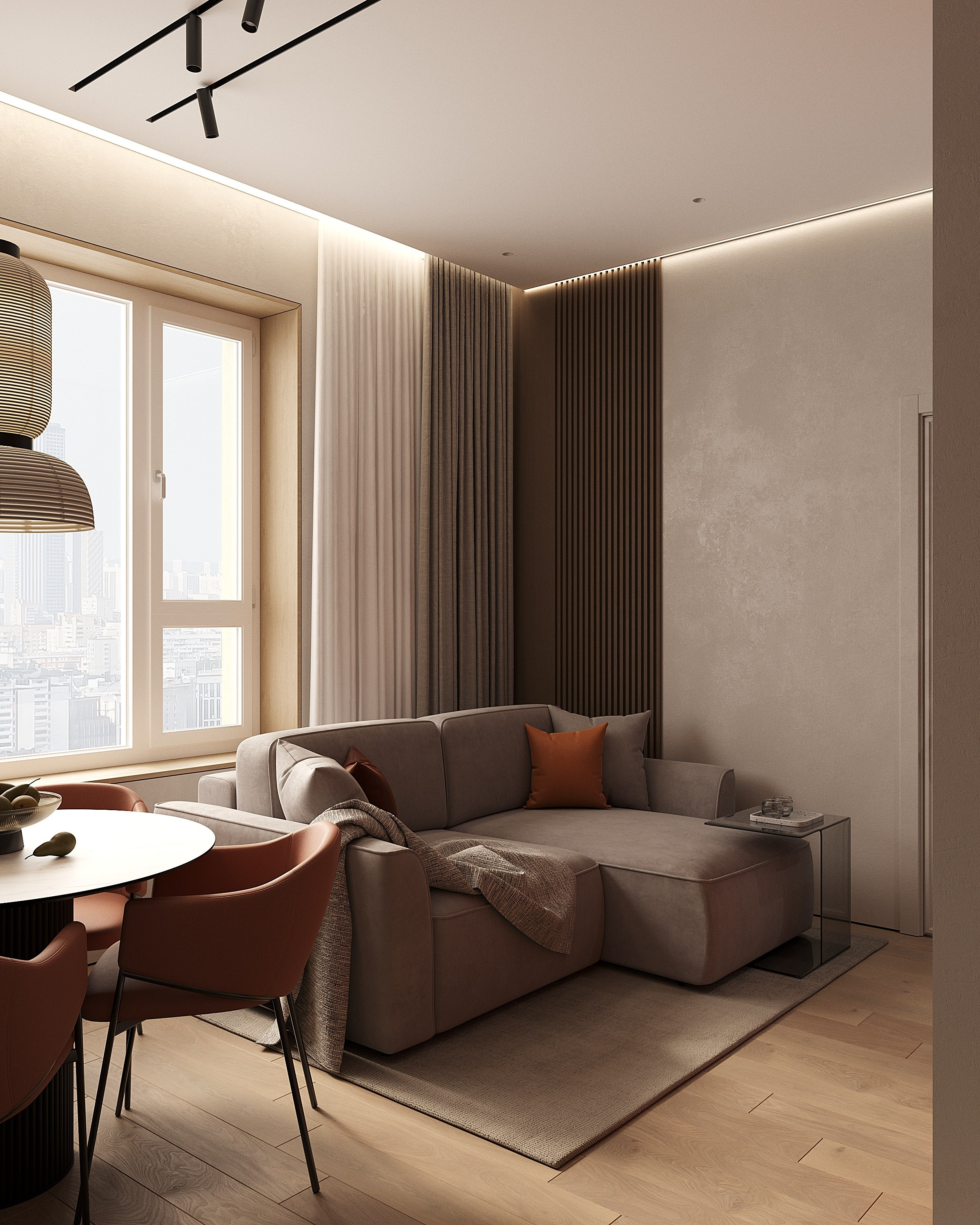 ЖК Символ 62 кв.м, г. Санкт-Петербург. 3d визуализатор Анастасия Науменко