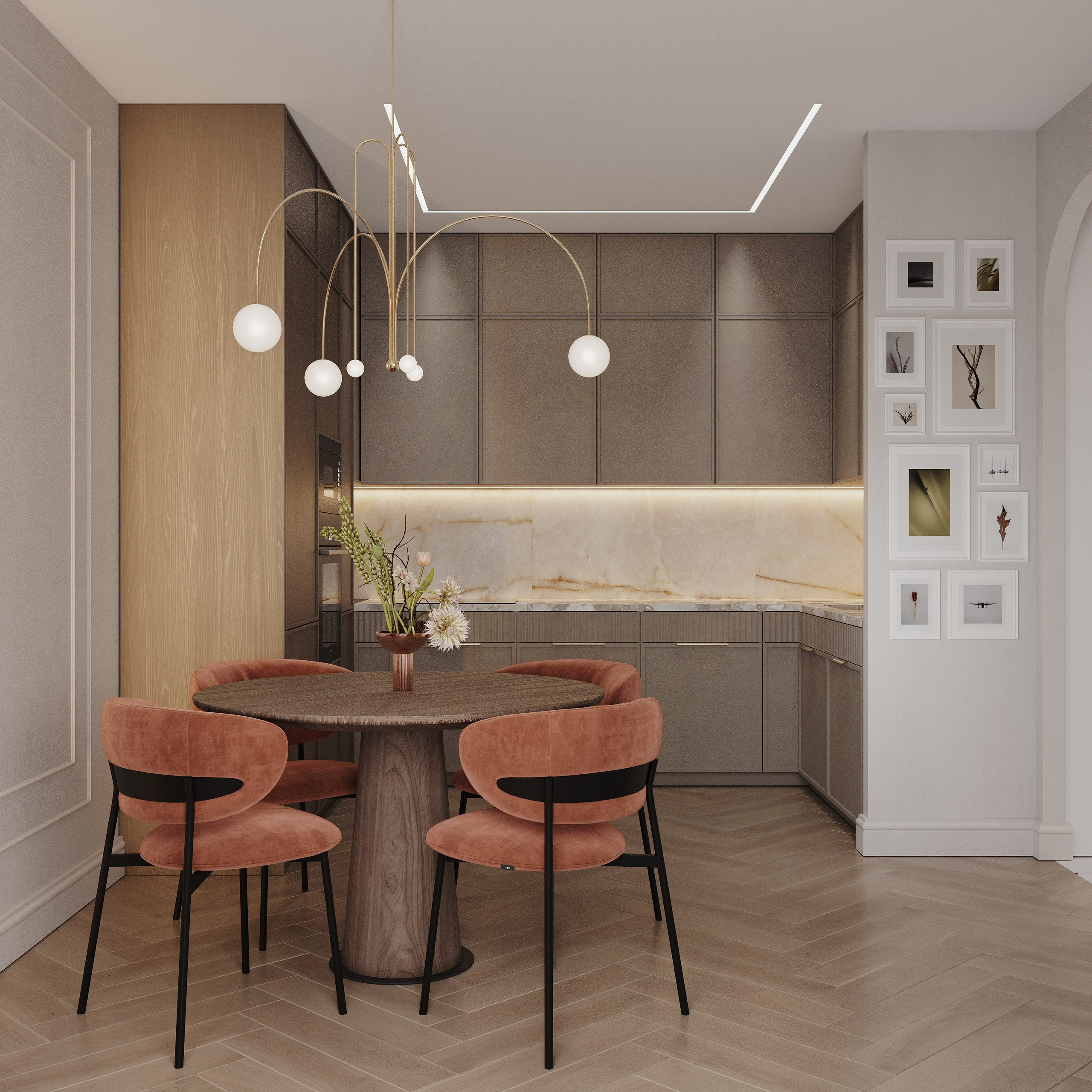 ЖК Наука 73 кв.м, г. Санкт-Петербург. 3d визуализатор Анастасия Науменко