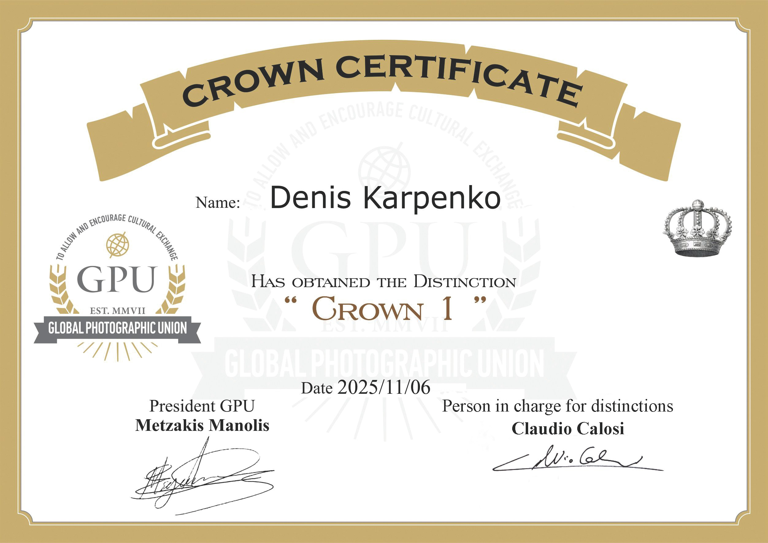 Достижения и дипломы. Сайт Алматинского НЮ АРТ, будуар и фэшн фотографа Дениса Карпенко