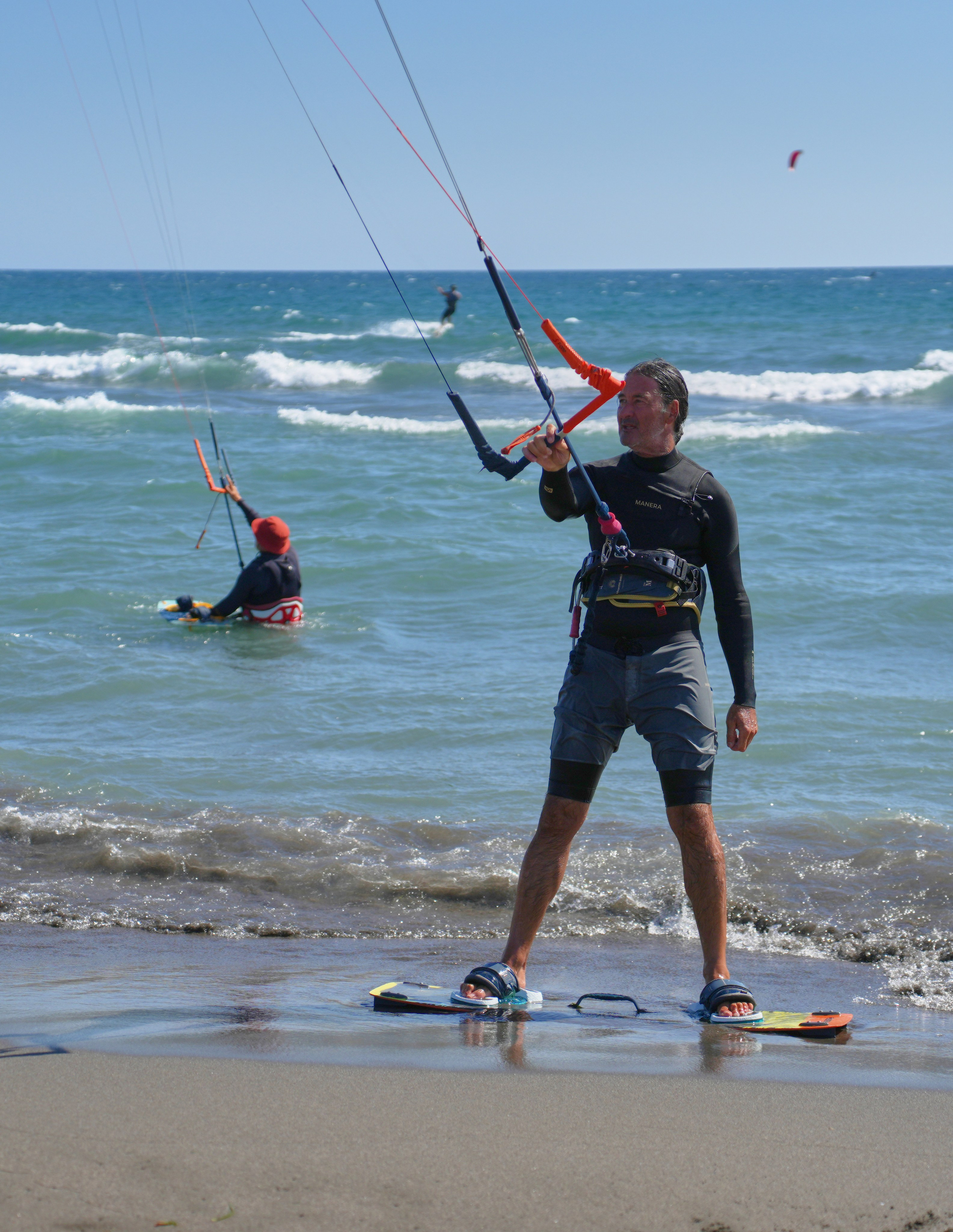 Кайты на Большом пляже. Ульцинь, Черногория. Главная