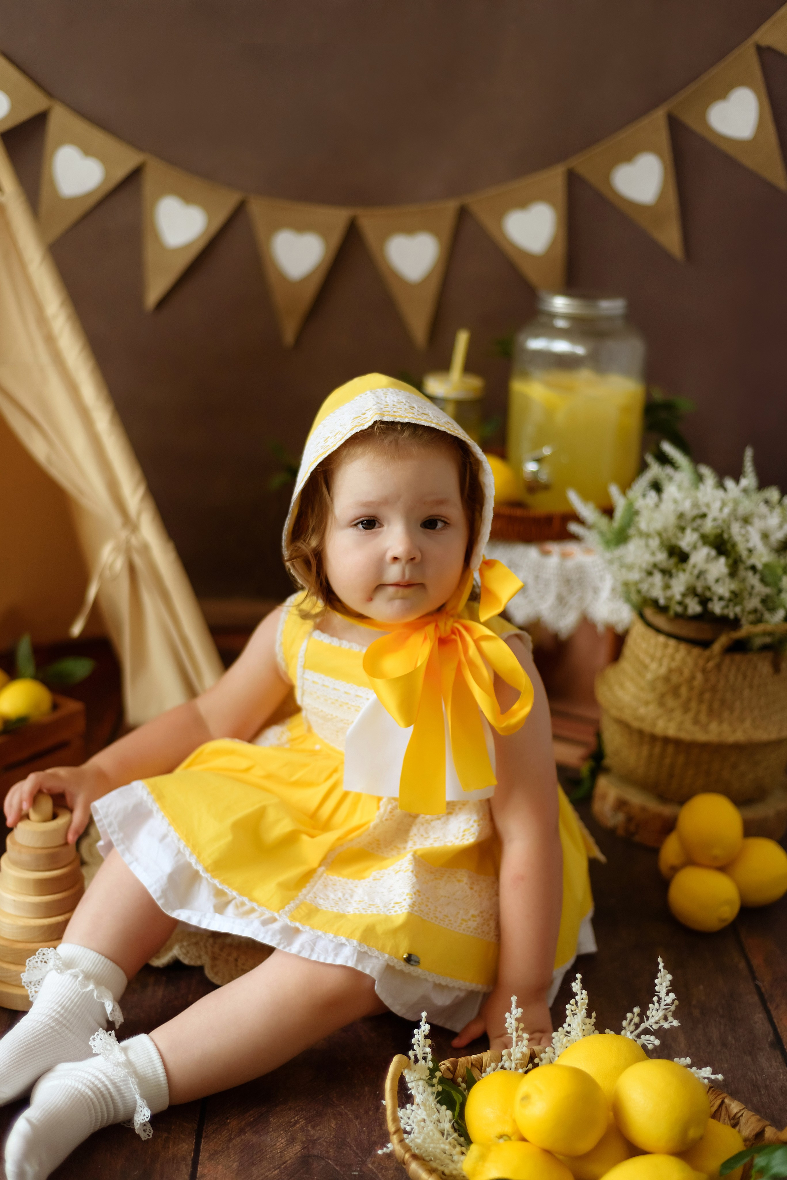 Фотопроект «Лимончики» Алиса. Детский Фотограф |Фотограф на годик в Брянске Ирина Романова