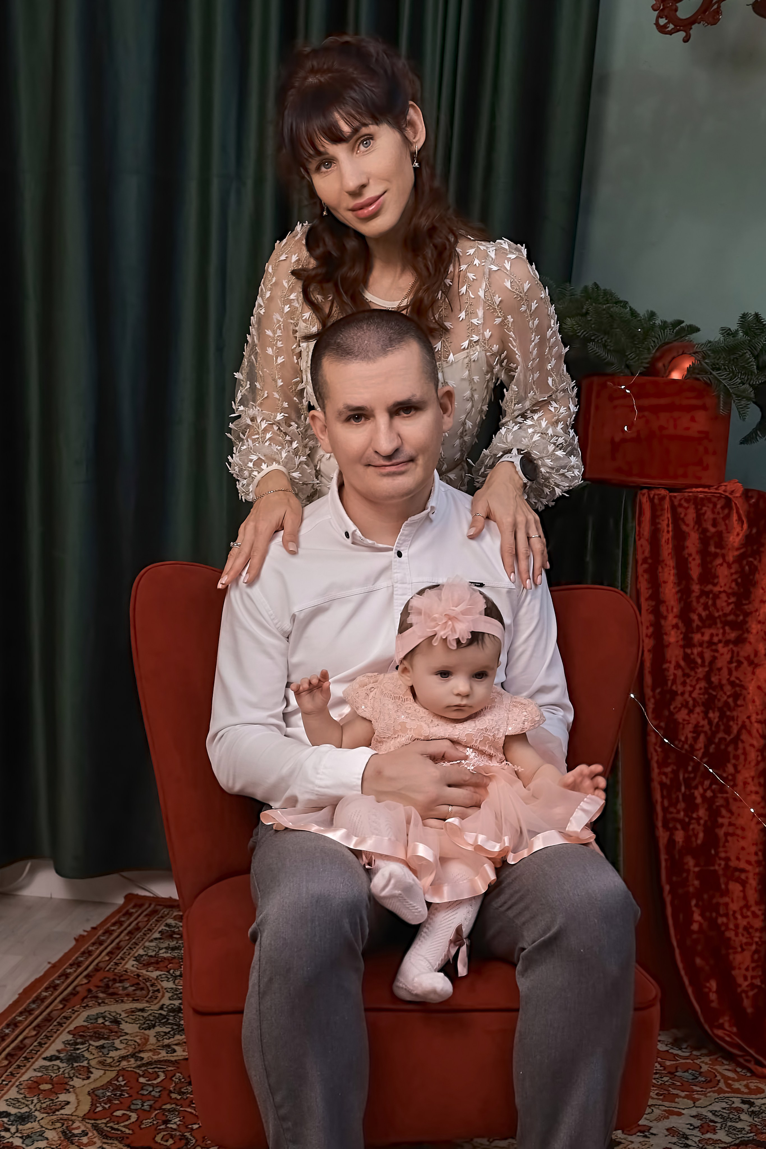 Семейная новогодняя фотосессия. Семейный и свадебный фотограф в Краснодаре Михеева Светлана