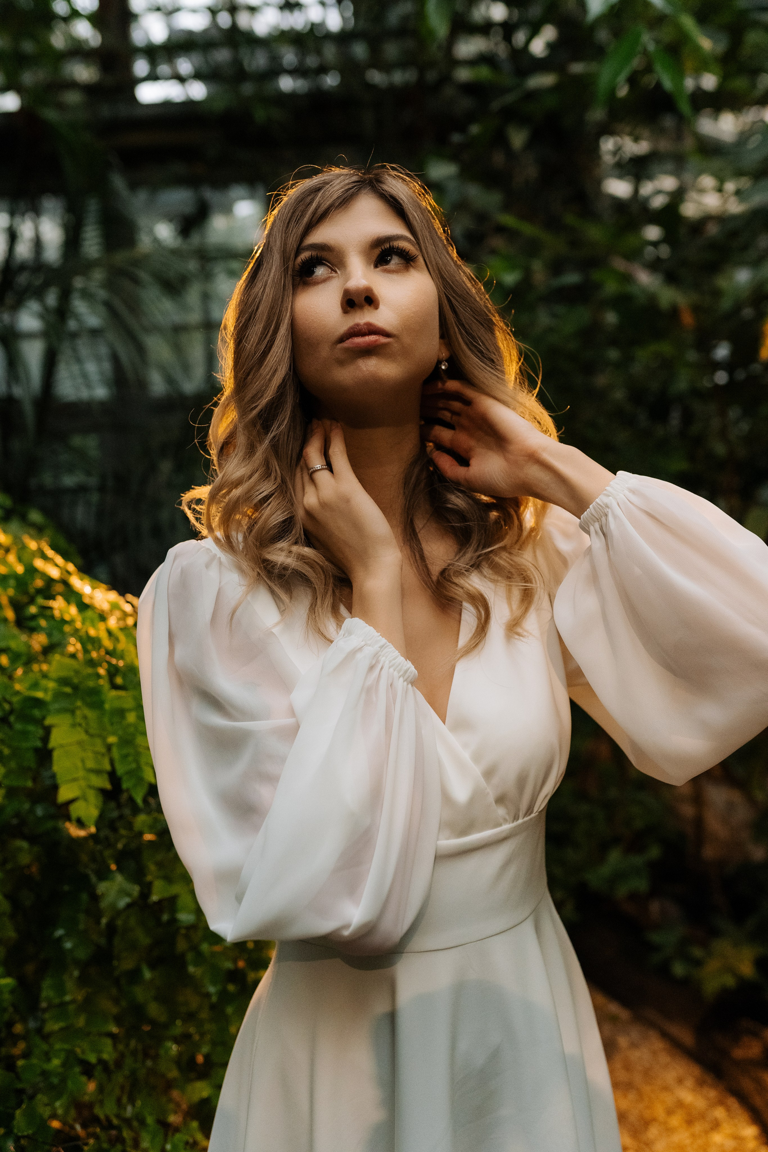 Свадебная фотосессия в оранжерее, Москва. Свадебный фотограф в Москве Анна Полушина