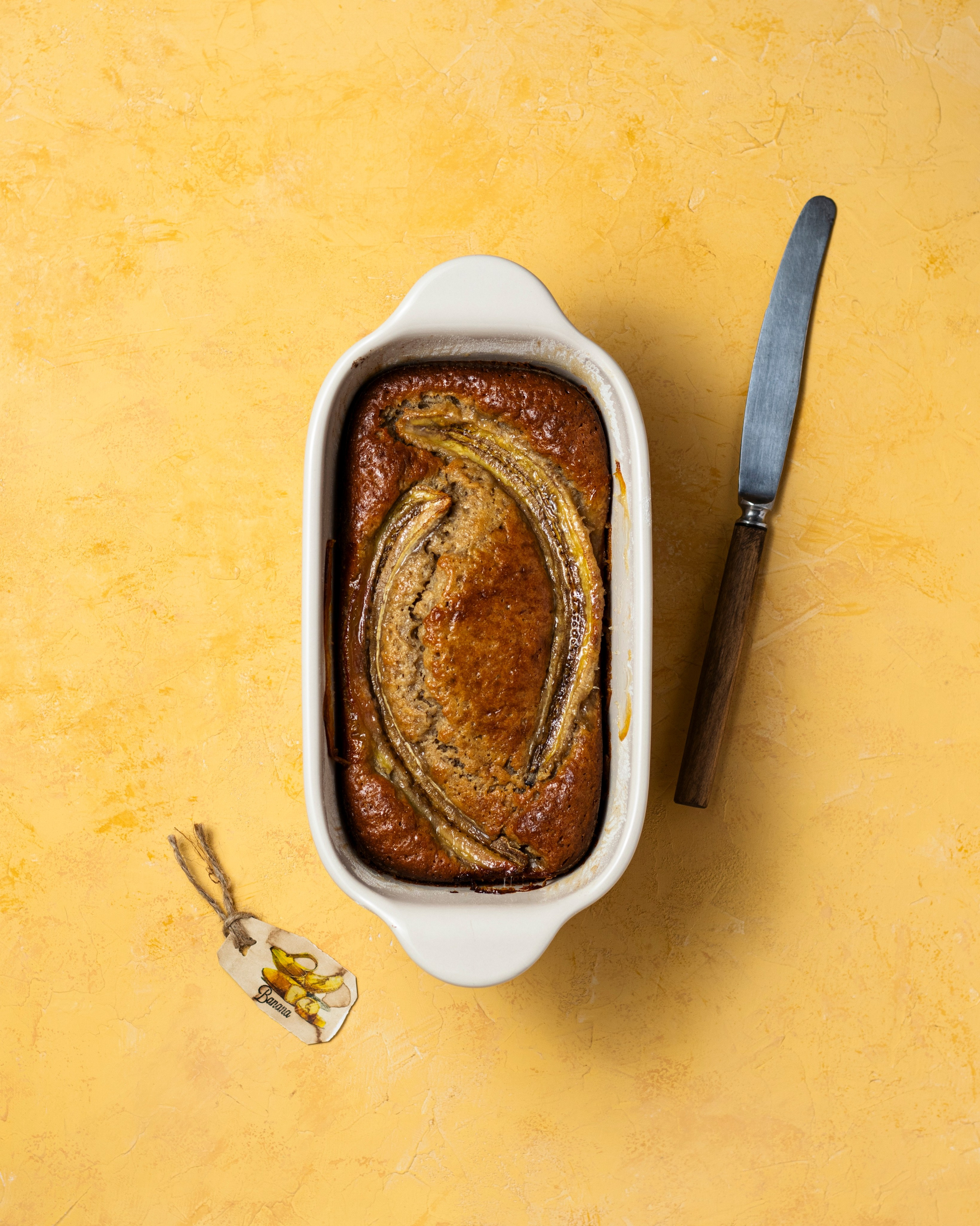 Фото бананового хлеба в форме для выпечки