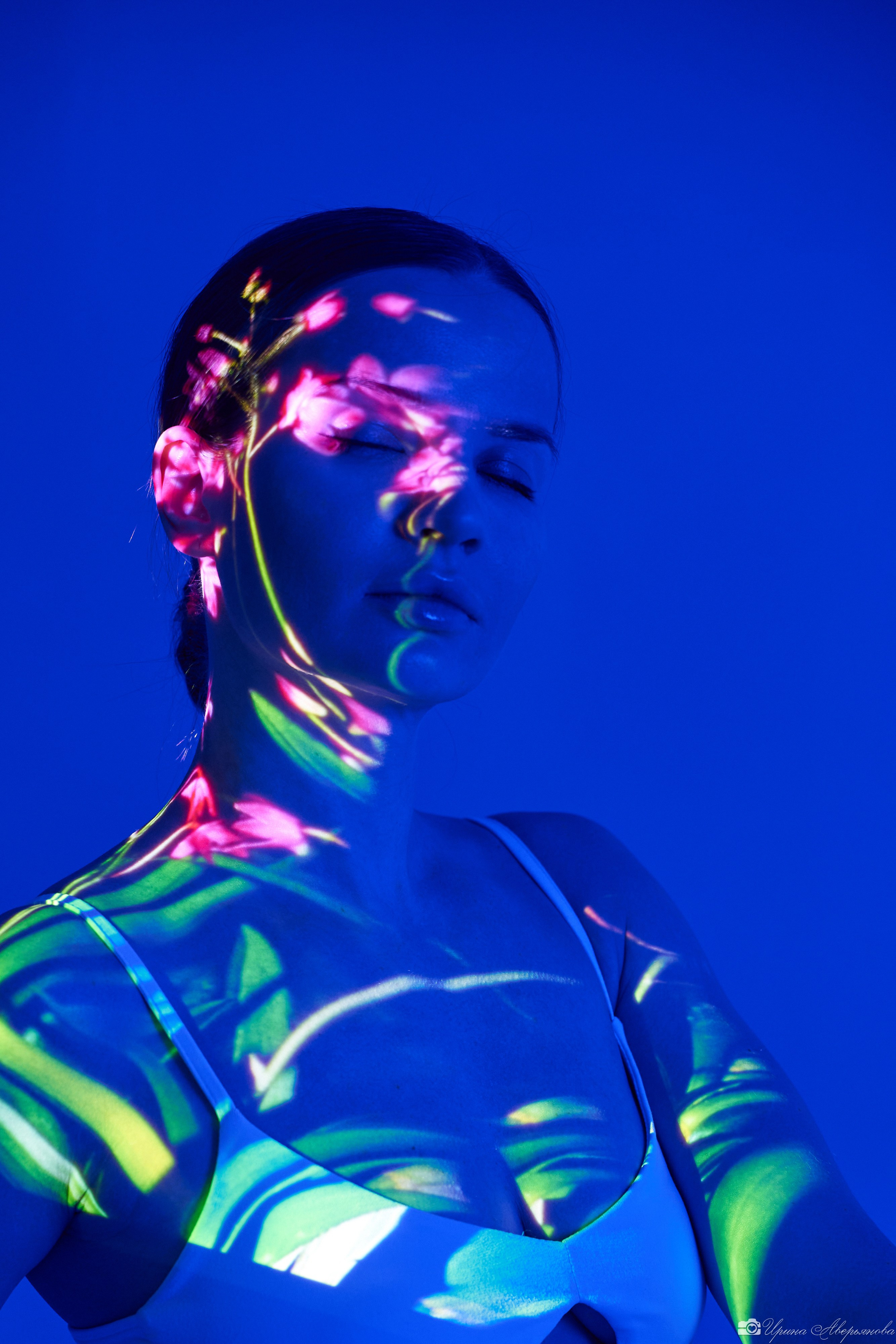 Фотосессия с проектором. Цветы. Фотограф в Ульяновске Ирина Аверьянова