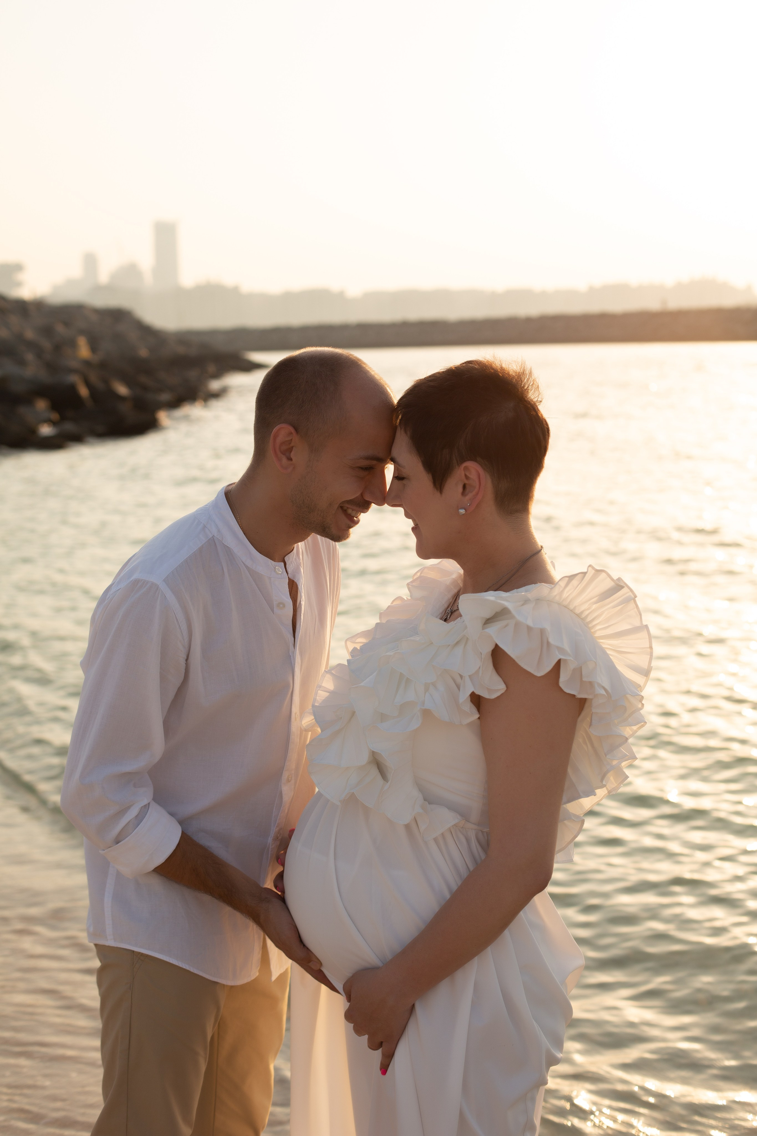 Classic Elegant Pregnancy Photoshoot in Dubai