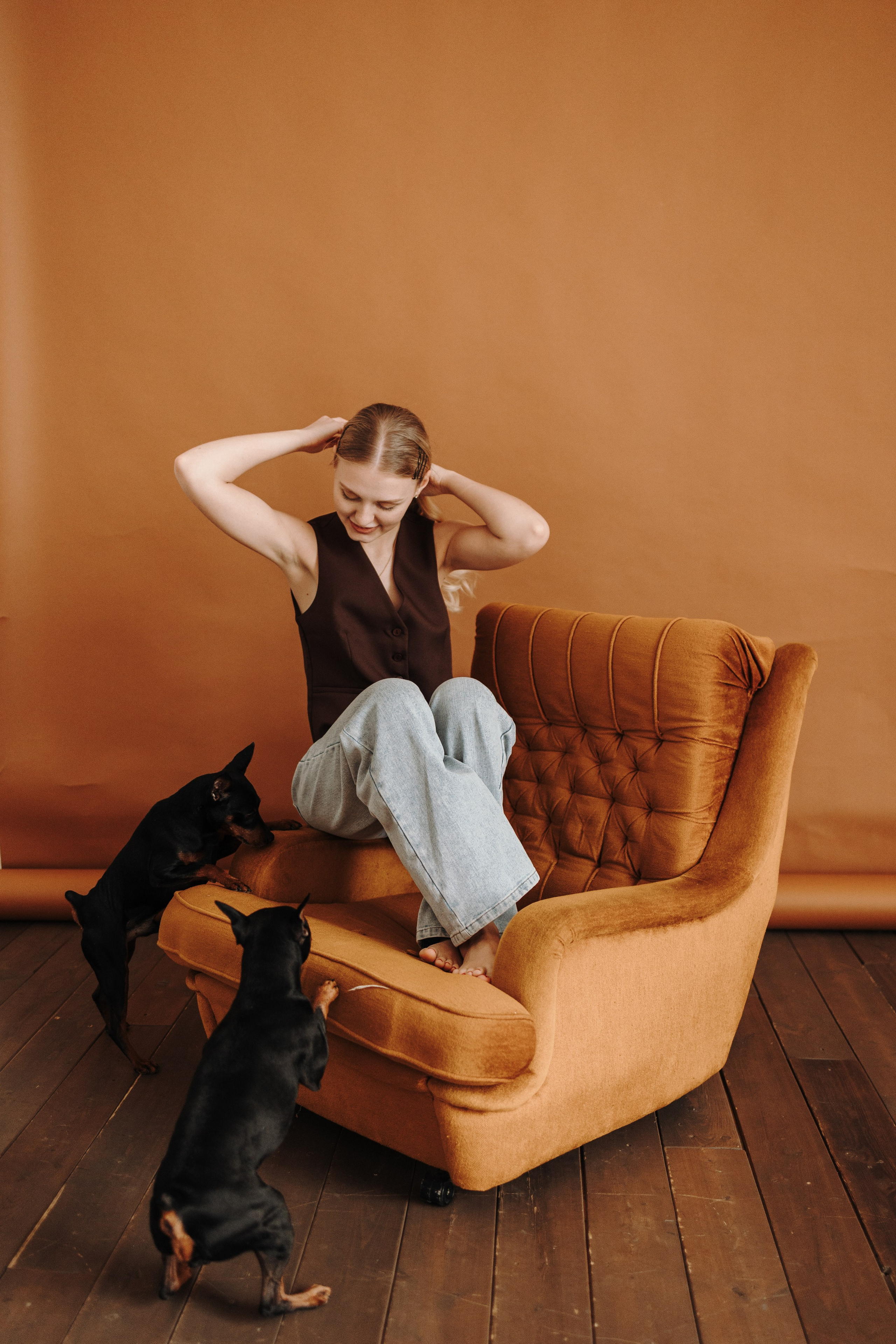 Катя и ее мальчики. Фотограф — Анималист | Санкт-Петербург