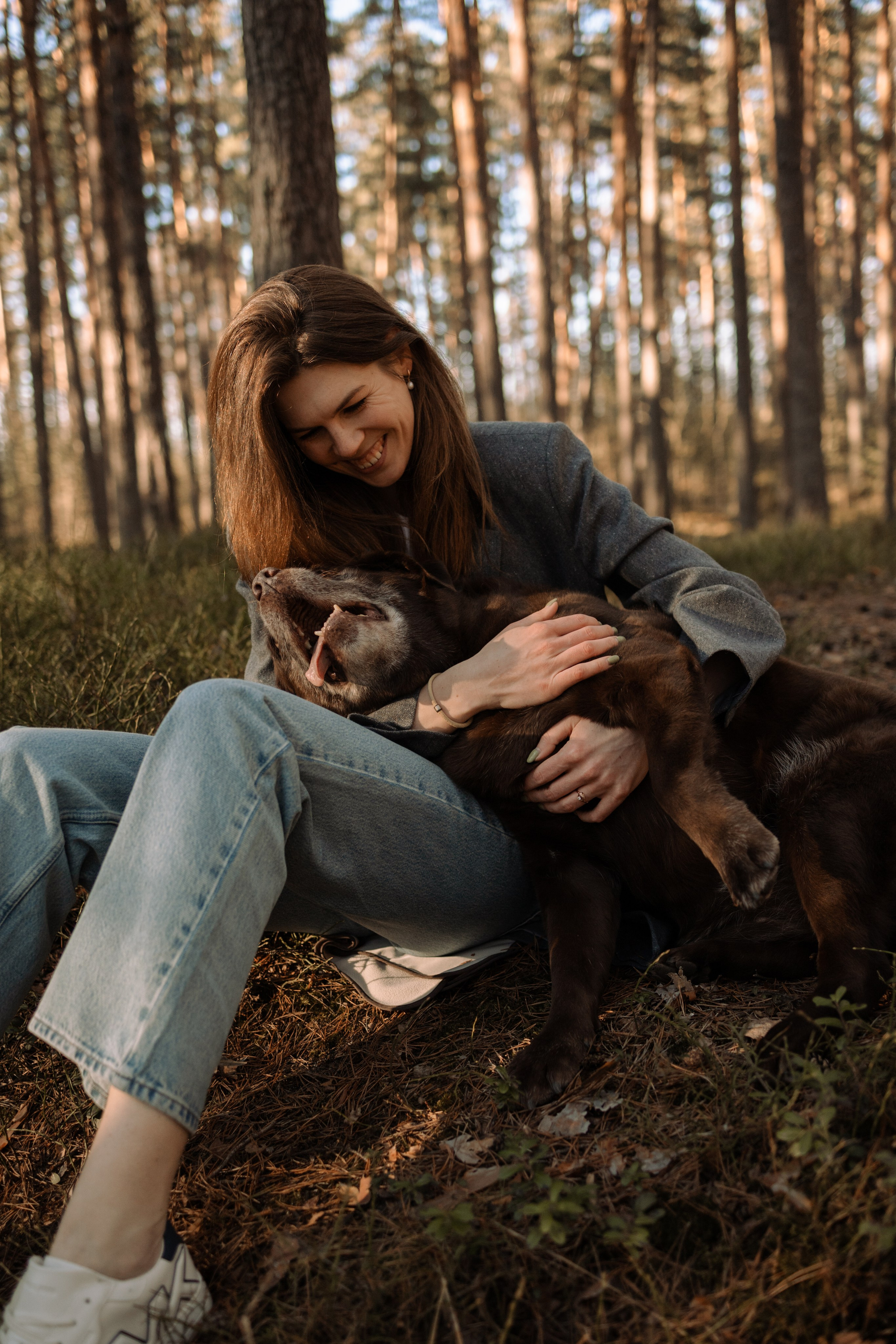 Оля и Питоня. Фотограф — Анималист | Санкт-Петербург