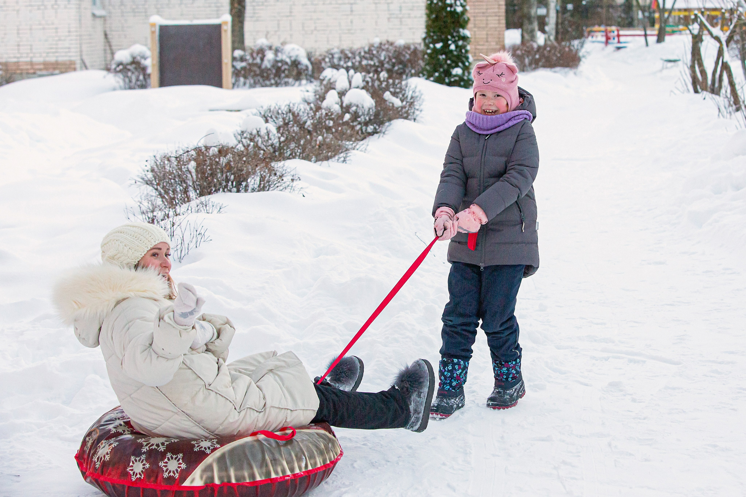 Зима в детском саду. Свадебный, семейный, детский фотограф в Санкт-Петербурге