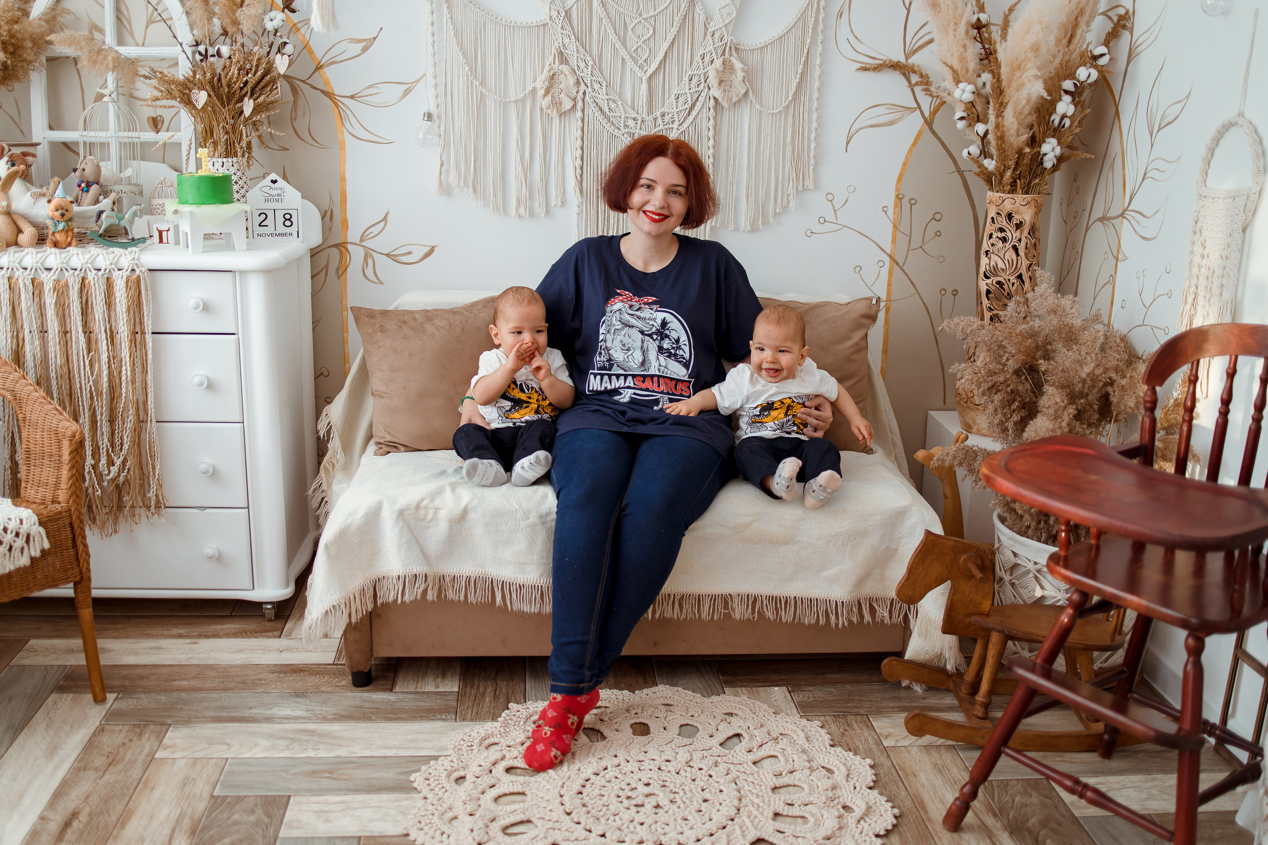 Федя и Лёва, 1 годик. Семейный и детский фотограф в Железногорске Саламахо Ольга