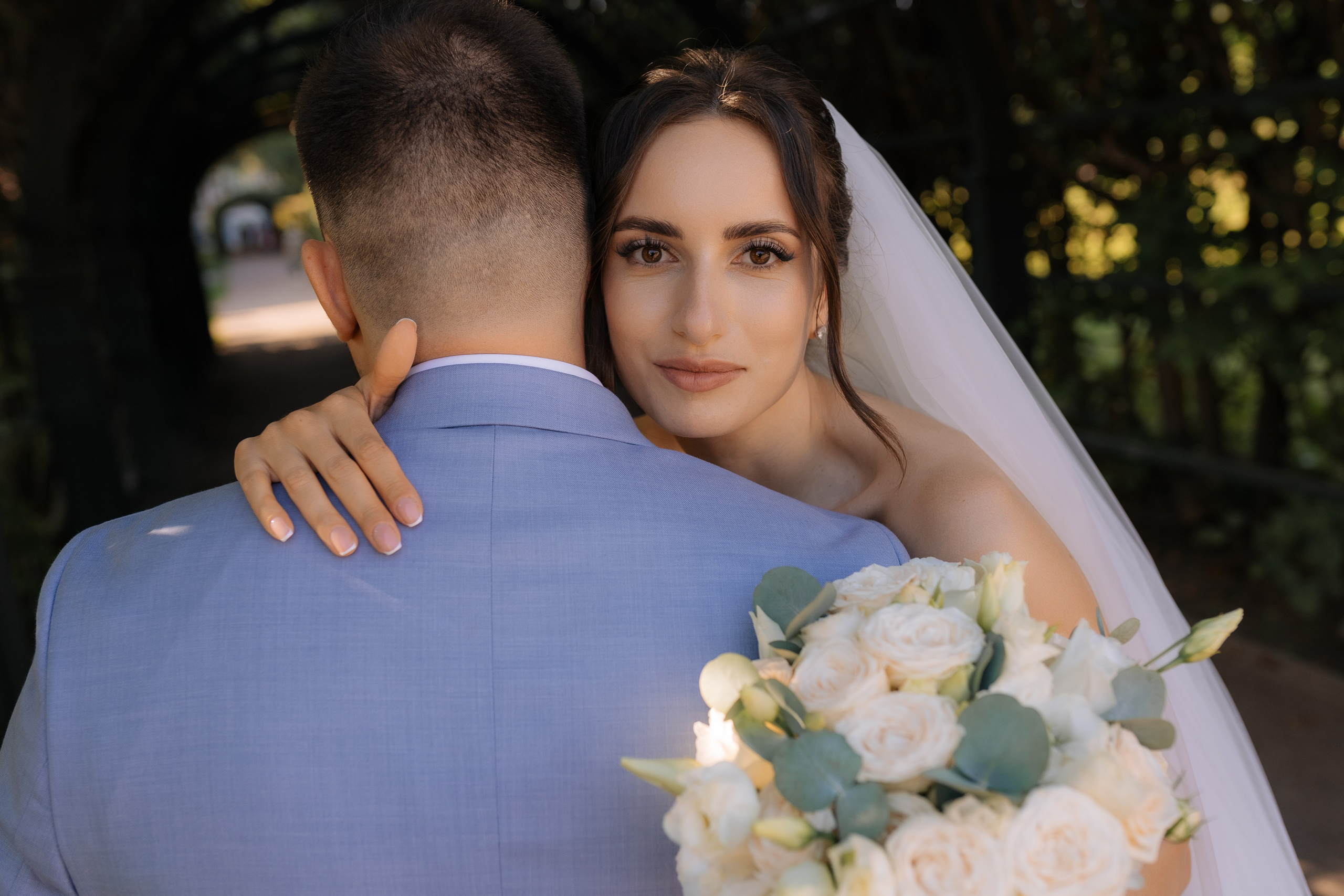Свадебная фотосессия в Москве, парк Кусково. Свадебный фотограф в Москве Анна Полушина