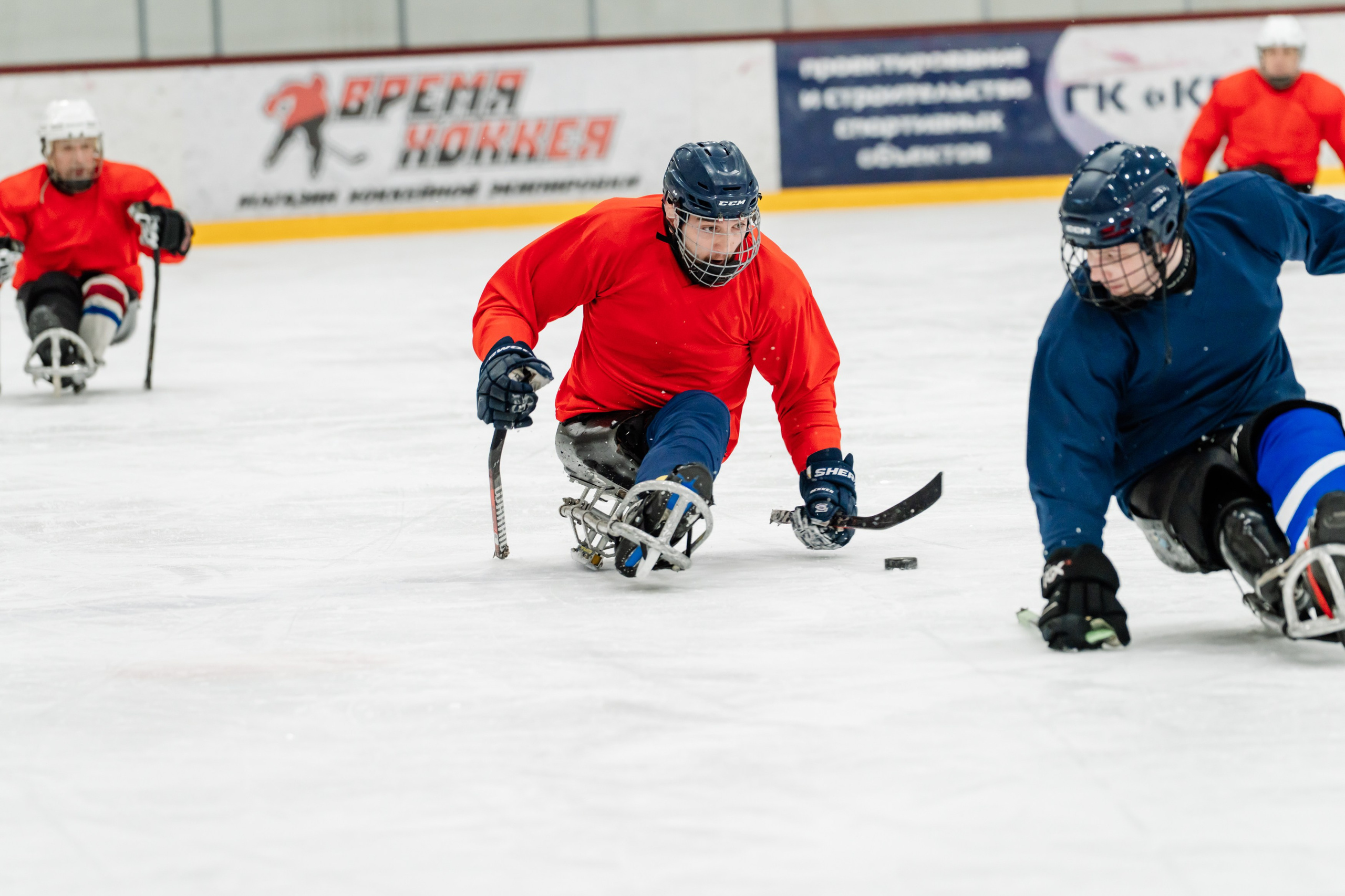Игра в следж хоккей приуроченная 23.02.26 в арене Сталкер