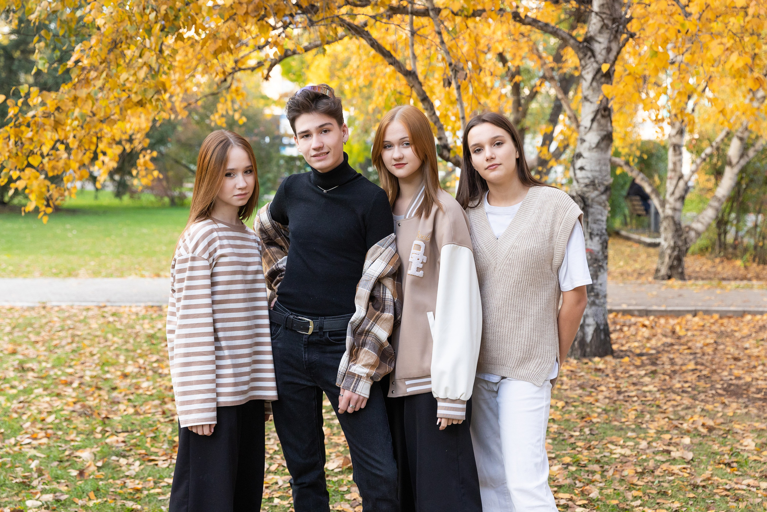 Осенняя фотосессия 9Б. Семейный, детский, школьный фотограф в Благовещенске Яна Белоусова