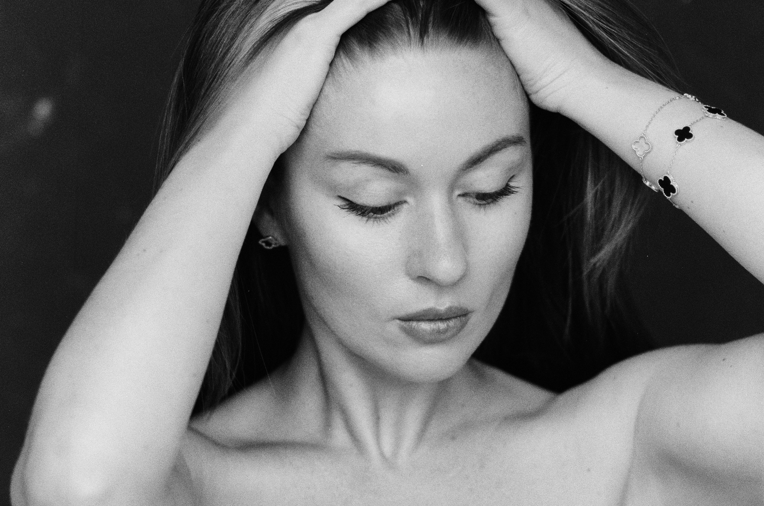 Ч/б фотосессия для Риты