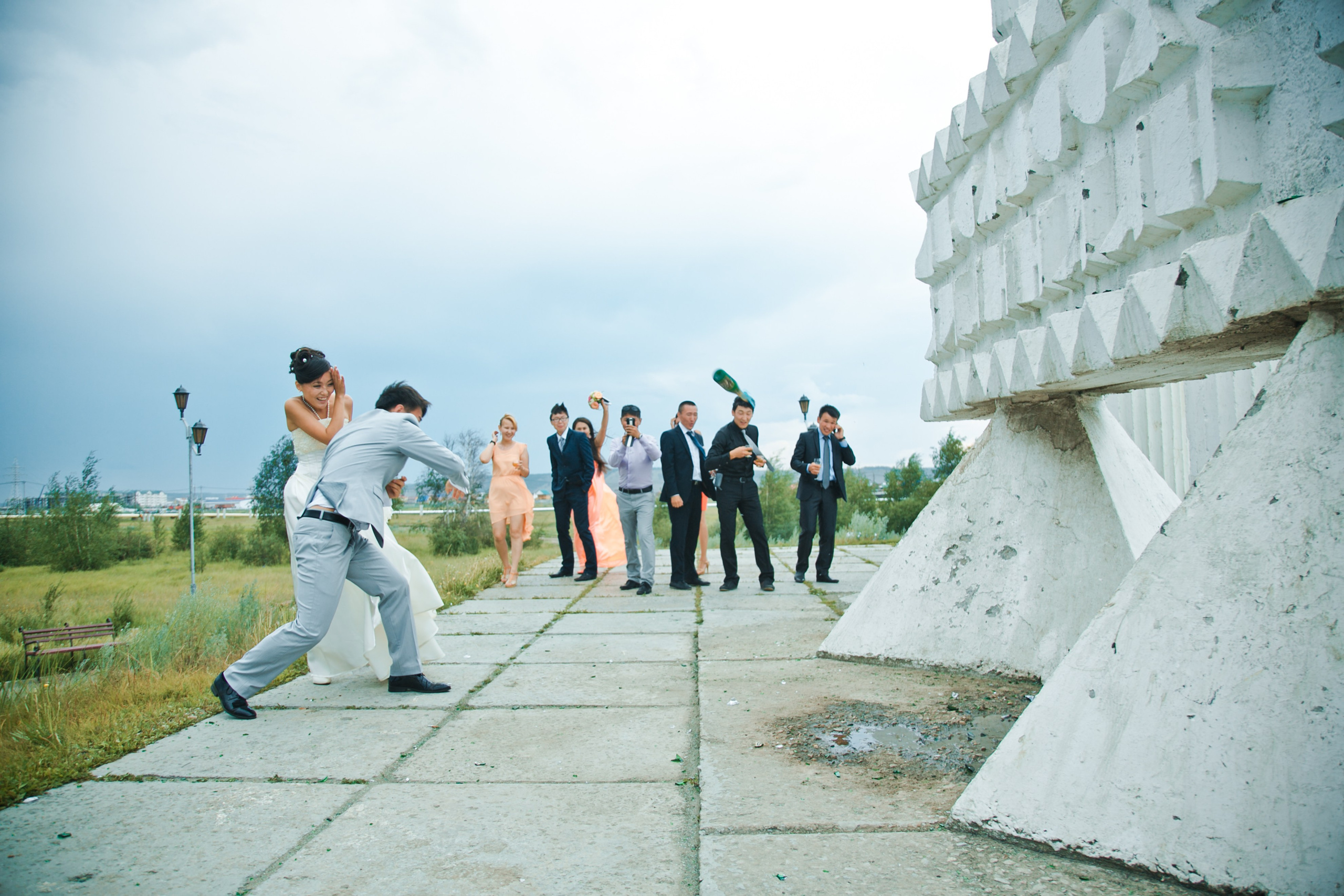 Летнее свадебное фото. Фотограф Надежда Куин, Якутск