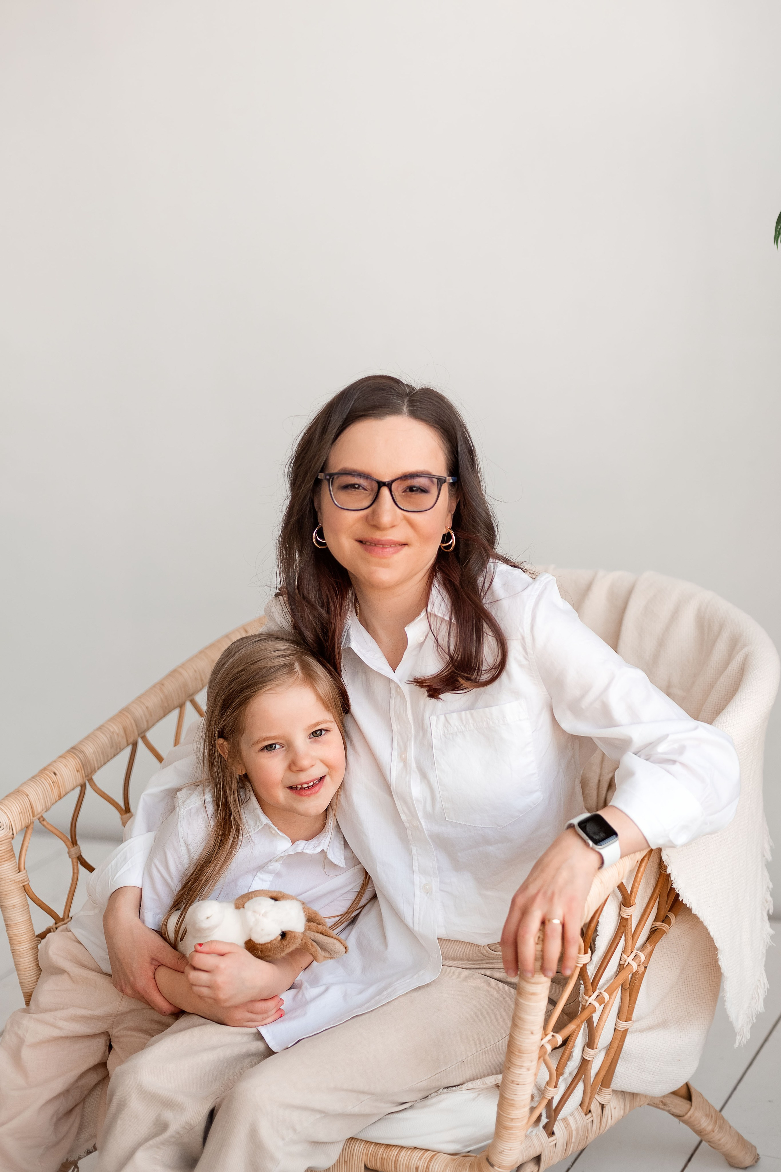 Даша и семья. Фотограф Юлия Кондратьева