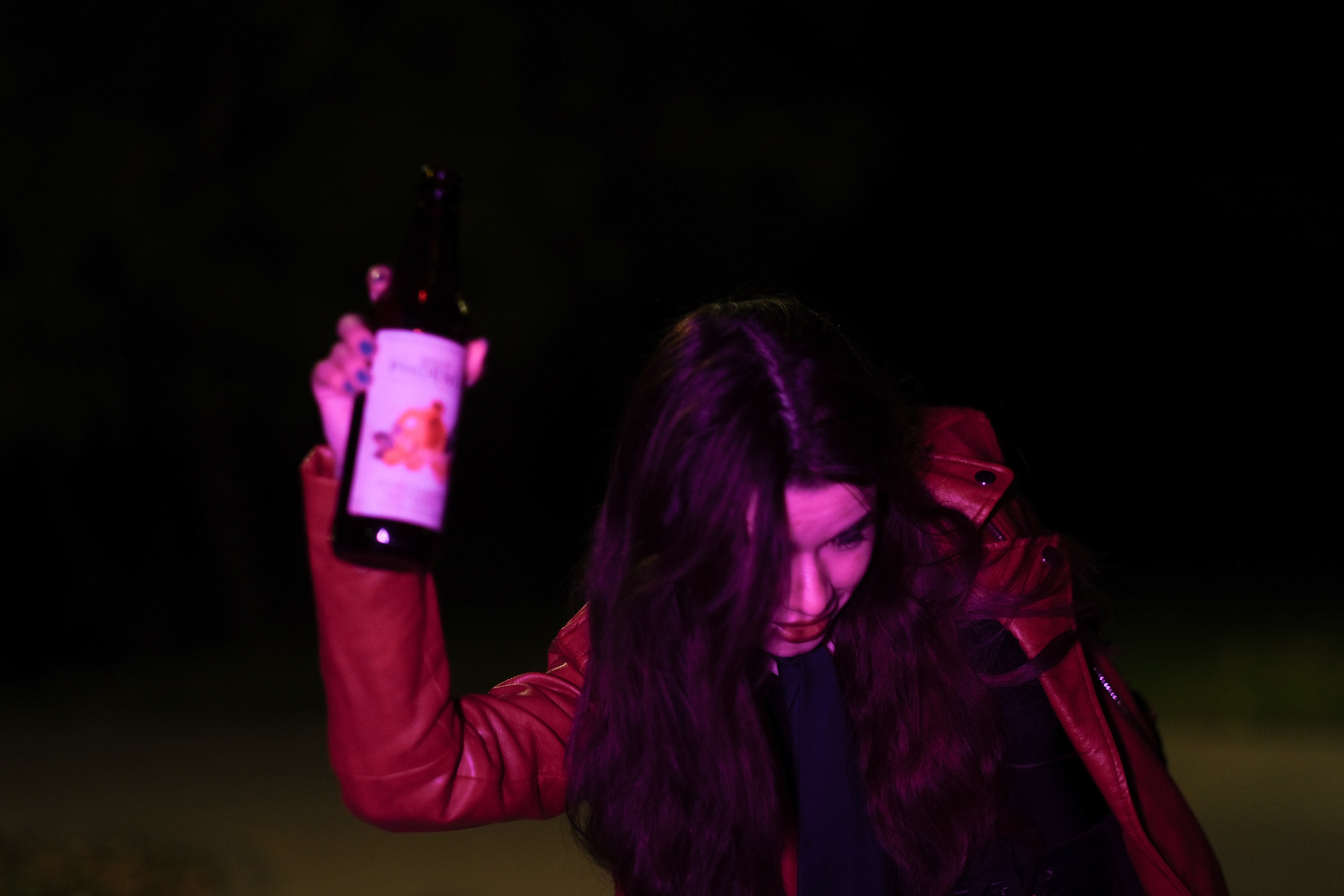 Александра в красном. Креативный фотограф в Москве Арапова Виталия