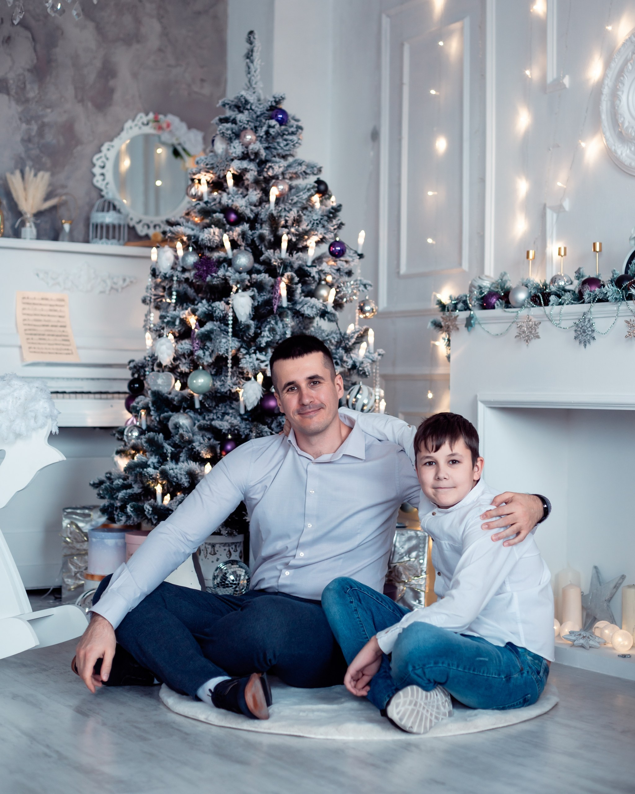 Фотосессия новогодняя ёлка Новокузнецк