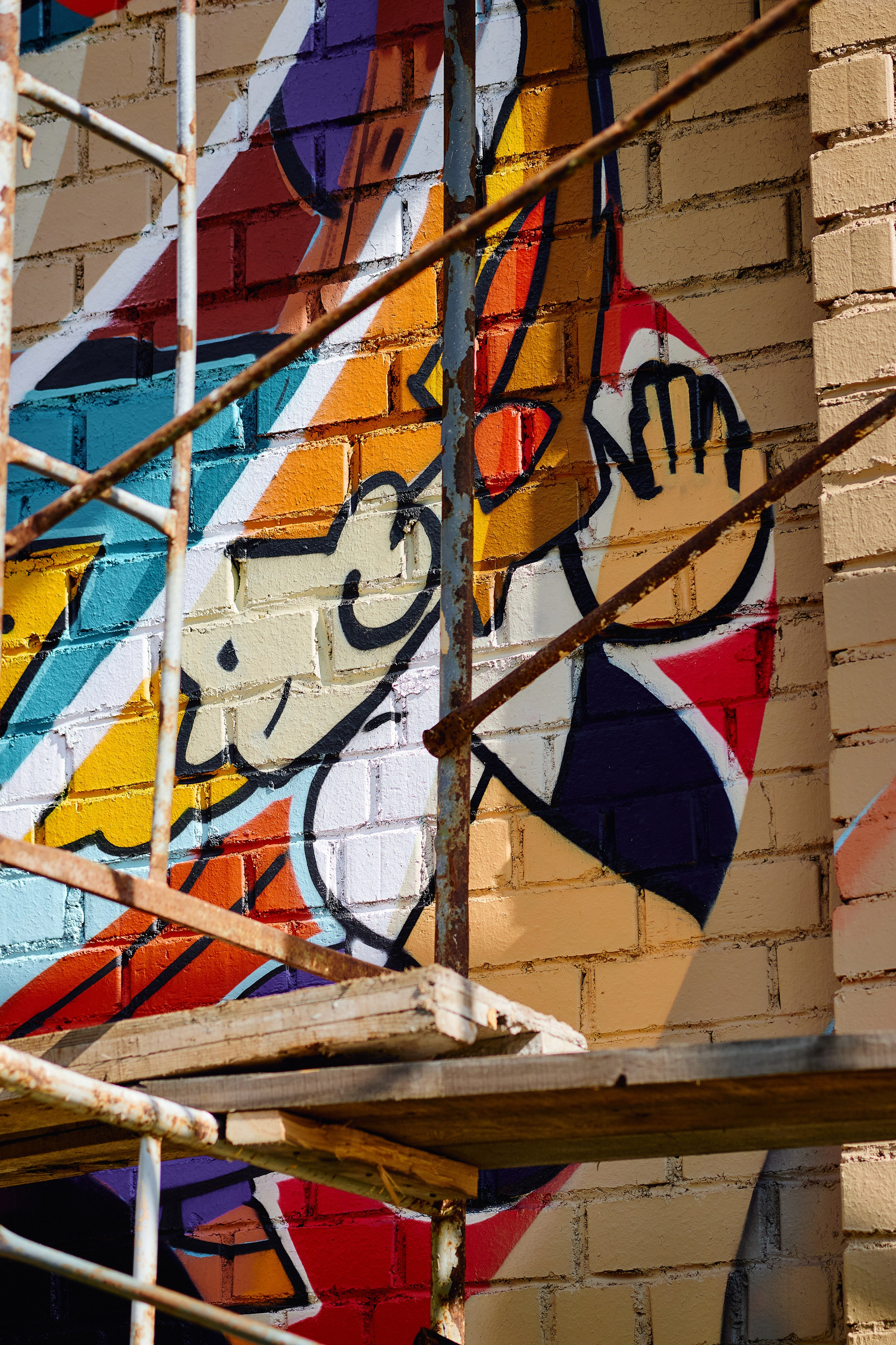 Граффити «Матрешка» Верхняя Пышма. ФОТОГРАФ ЕКАТЕРИНБУРГ