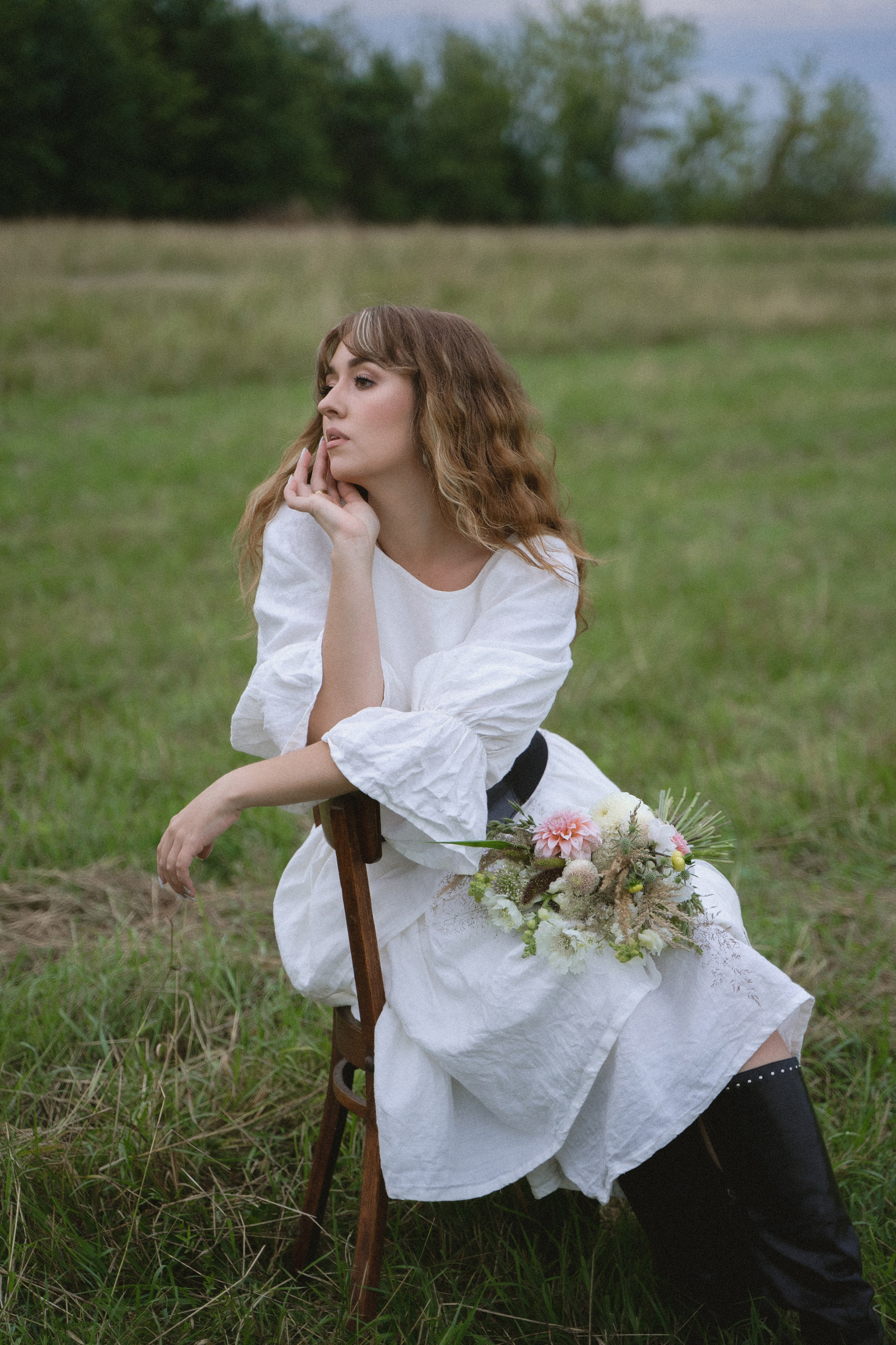 Фотосессия в поле для Александры. Фотограф Надежда Погребняк | Рязань | Москва