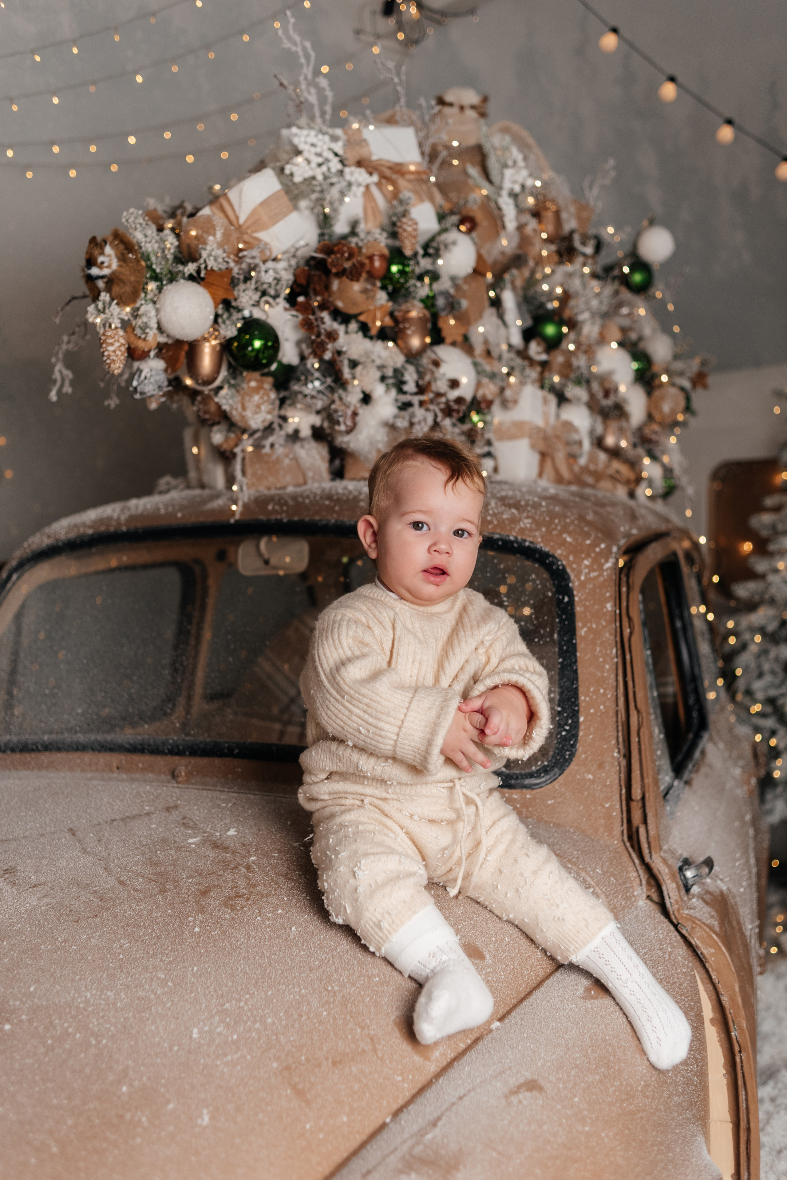 Даяна в новогодней сказке. Семейный и женский фотограф в Новосибирске