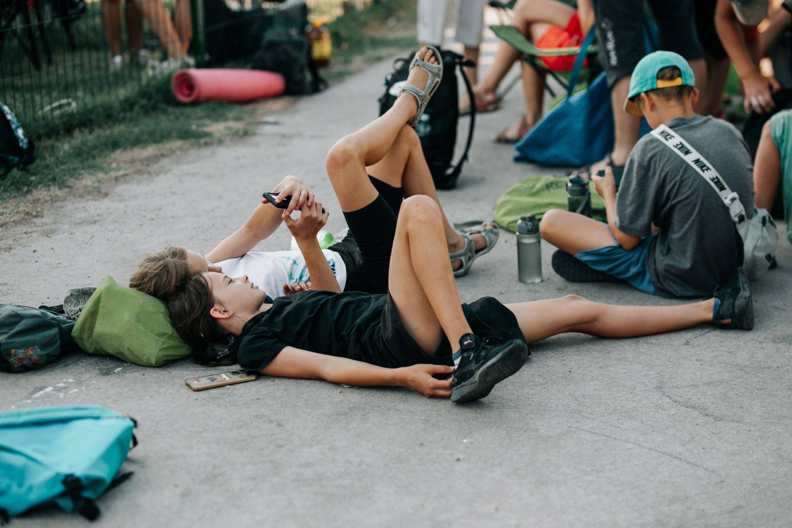 Соревнования по скалолазанию. Фотограф в Крыму