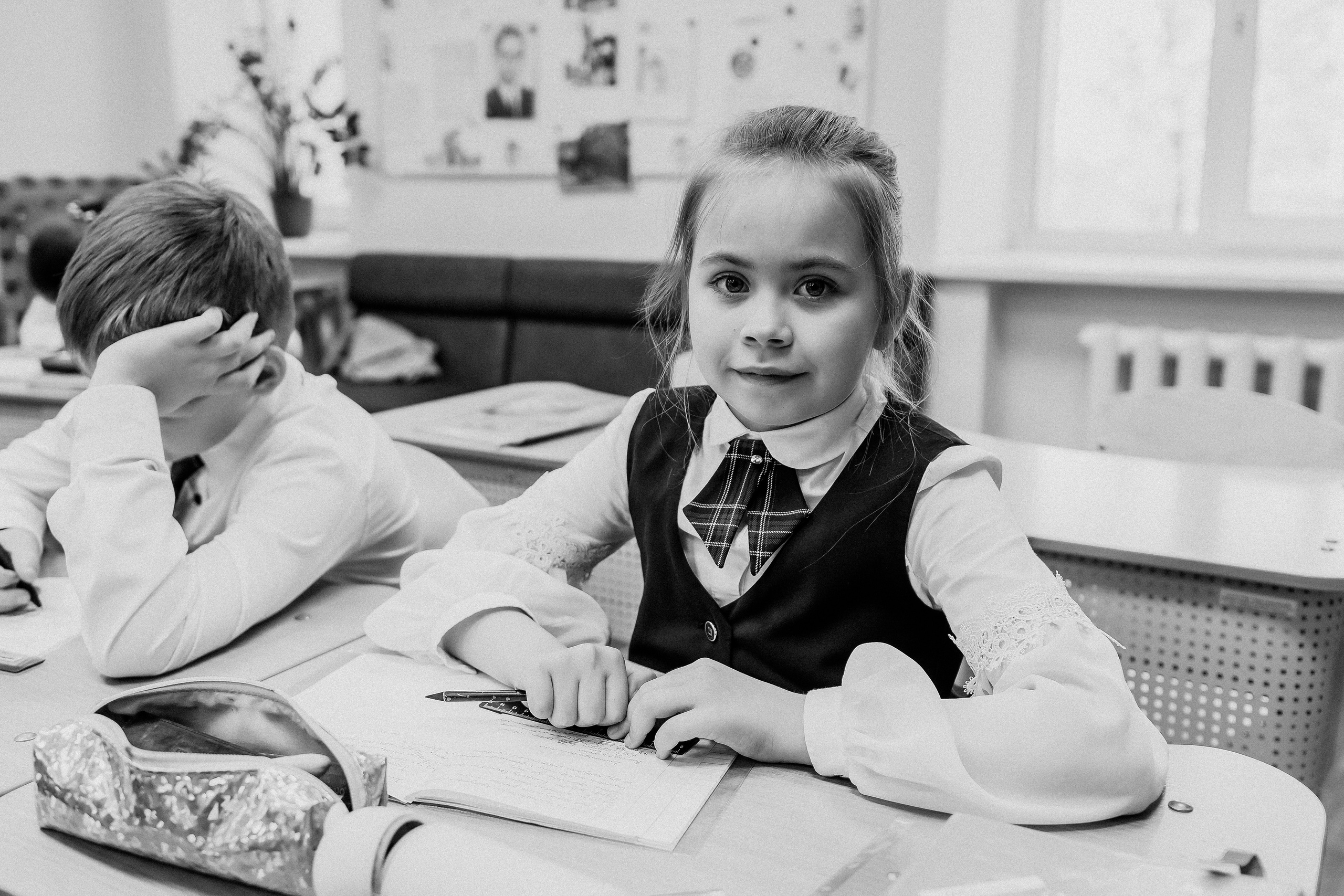 Школа 2 класс. Семейный фотограф Тюмень, фотограф на роды Салмина Мария